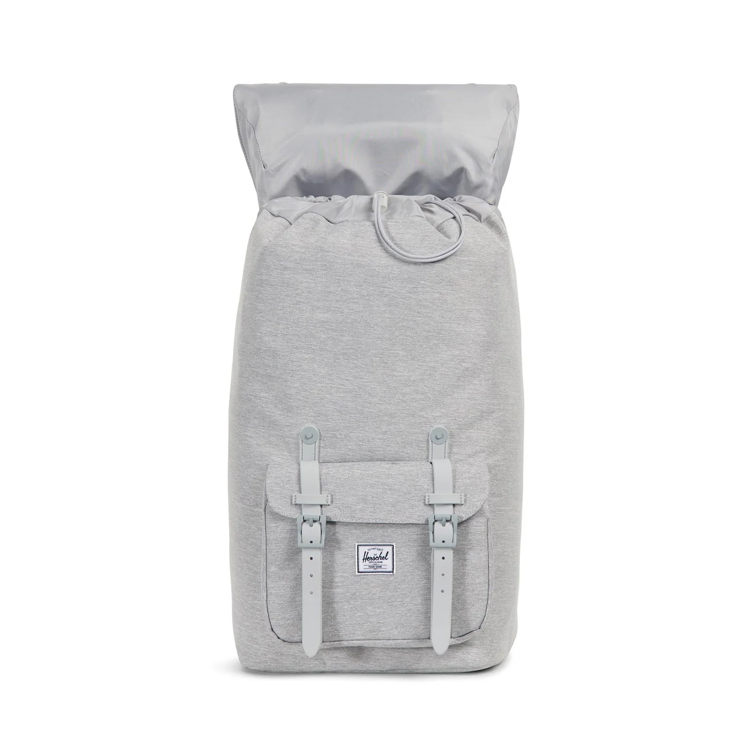 Herschel Little America Backpack, light grey crosshatch/grey - Image 4