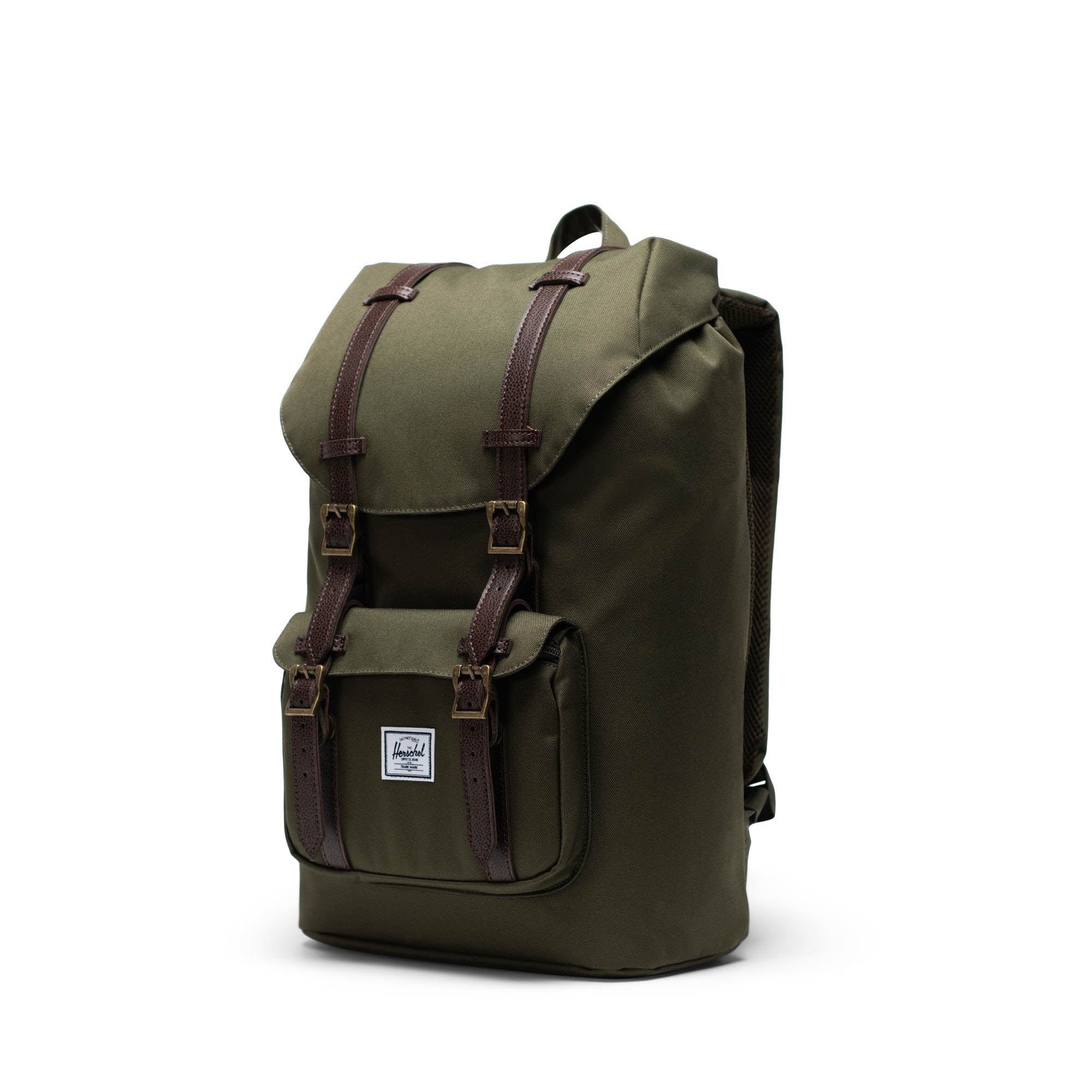 Herschel Little America Mid-volume, ivy green/chicory coffee - Image 2