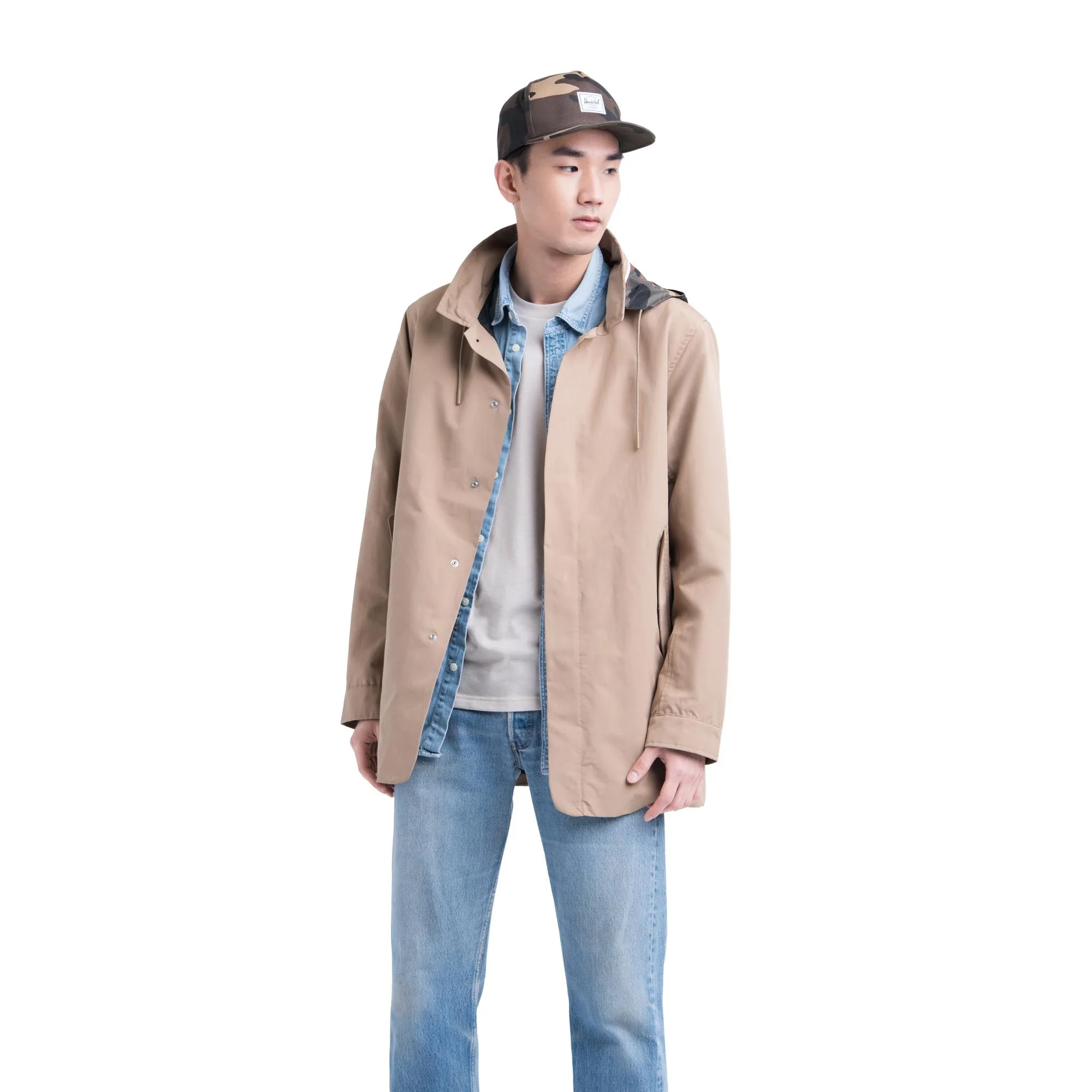 Herschel Mens Stowaway Mac jacket - Image 2