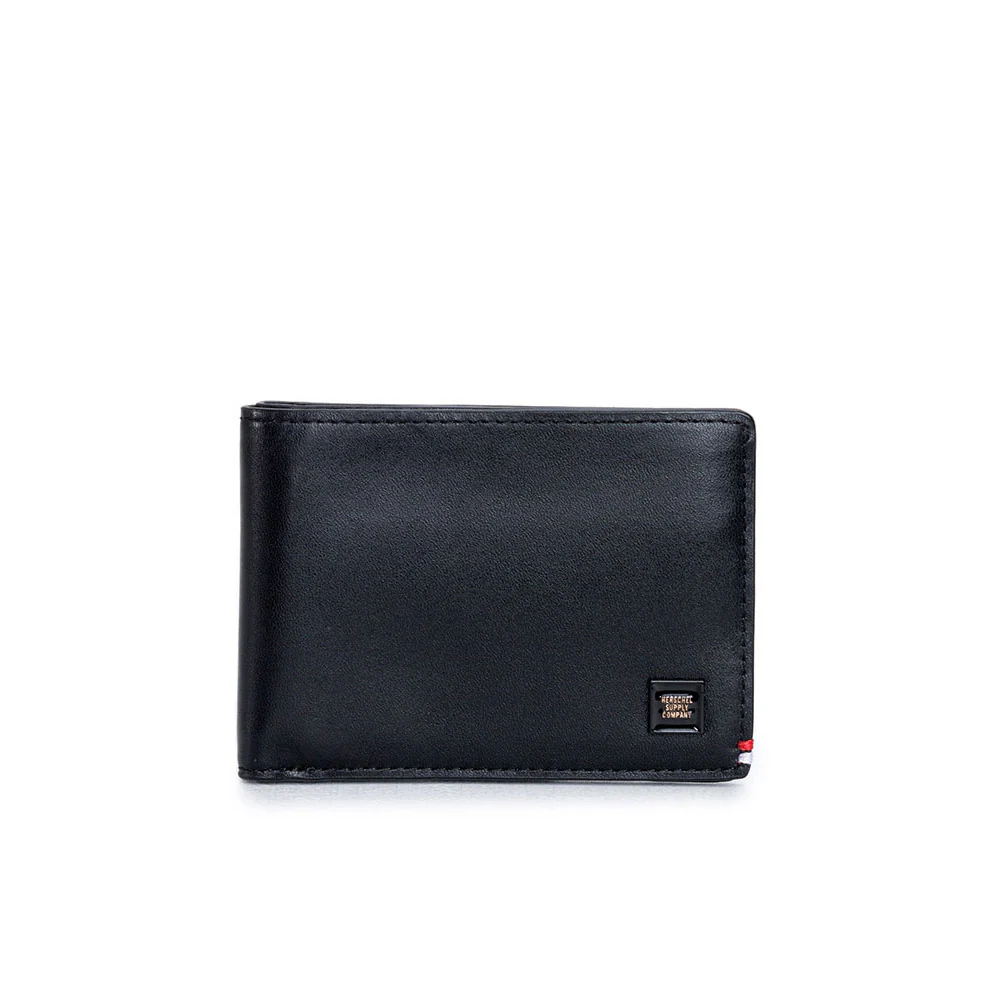 Herschel Merrit Wallet, Nappa Leather Black/Gold