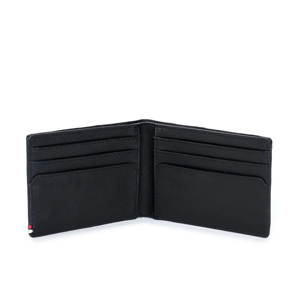 Herschel Merrit Wallet, Nappa Leather Black/Gold - Image 2