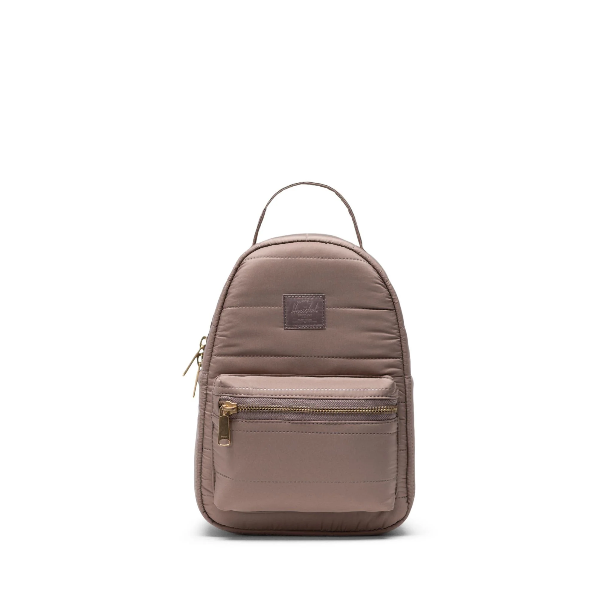 Herschel Nova mini quilted backpack, pinebark