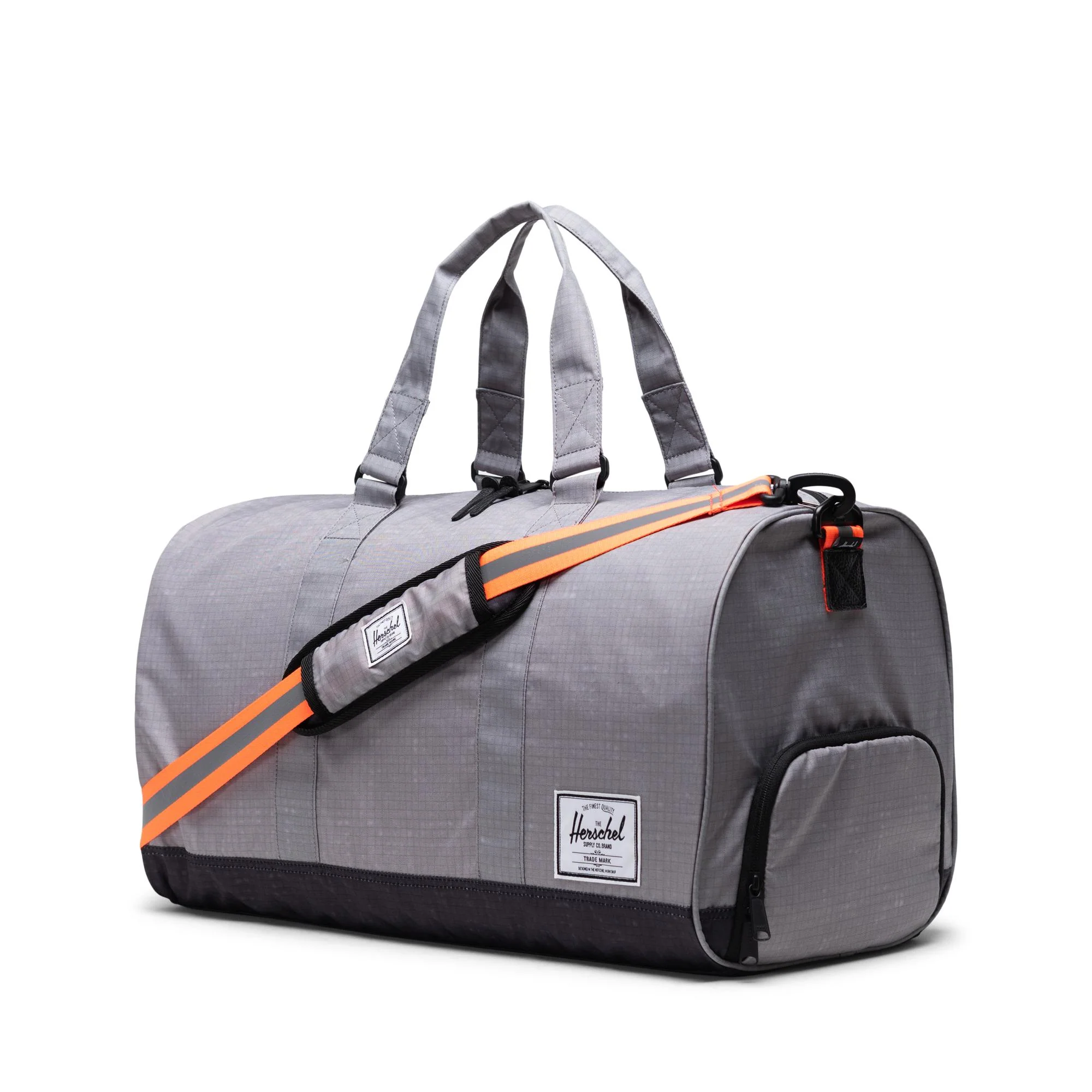 Herschel Novel, sharkskin enzyme ripstop/black enzyme ripstop/shocking orange - Image 2