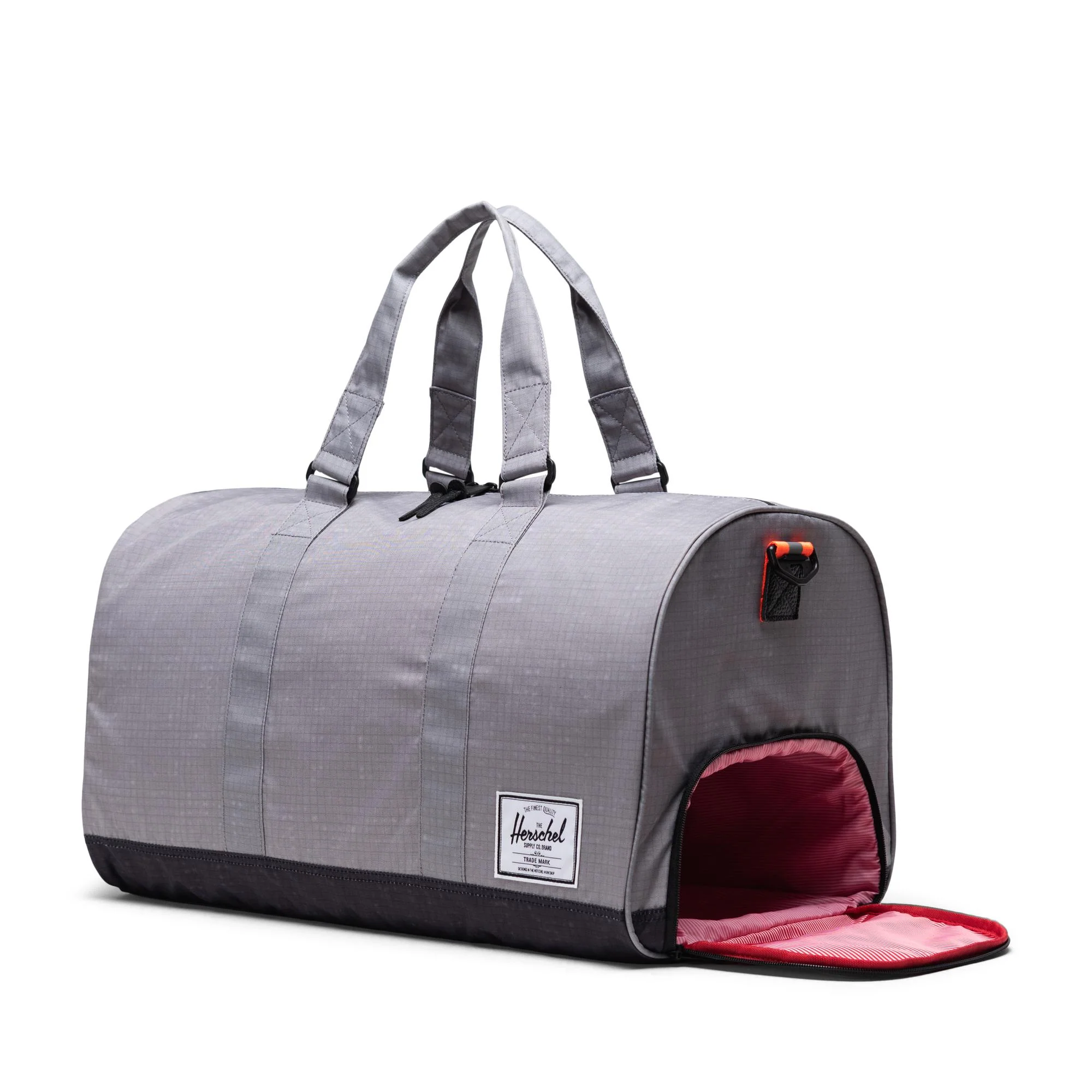 Herschel Novel, sharkskin enzyme ripstop/black enzyme ripstop/shocking orange - Image 3