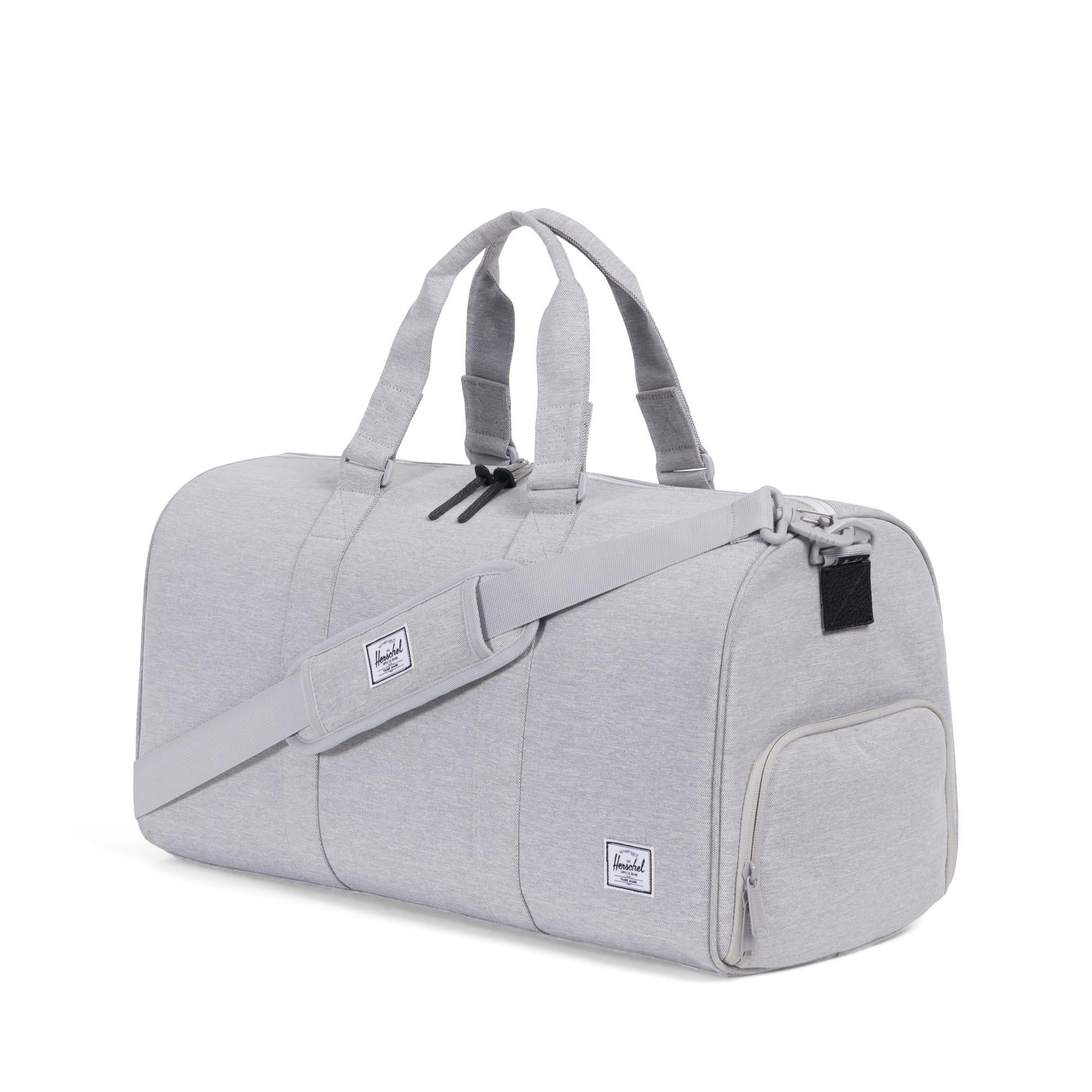 Herschel Novel Duffel Bag, LT Grey Crosshatch - Image 2