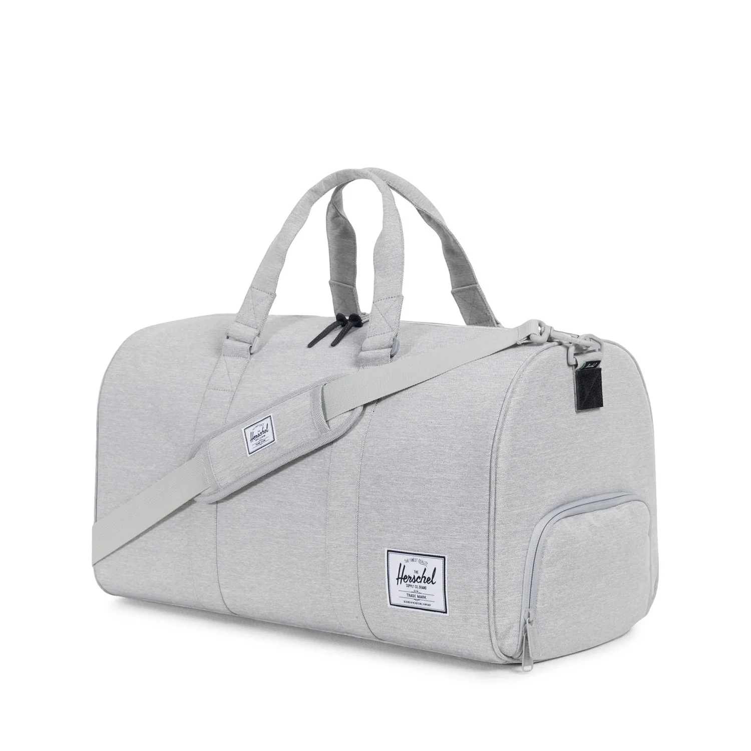 Herschel Novel Duffel Bag, light grey crosshatch - Image 2