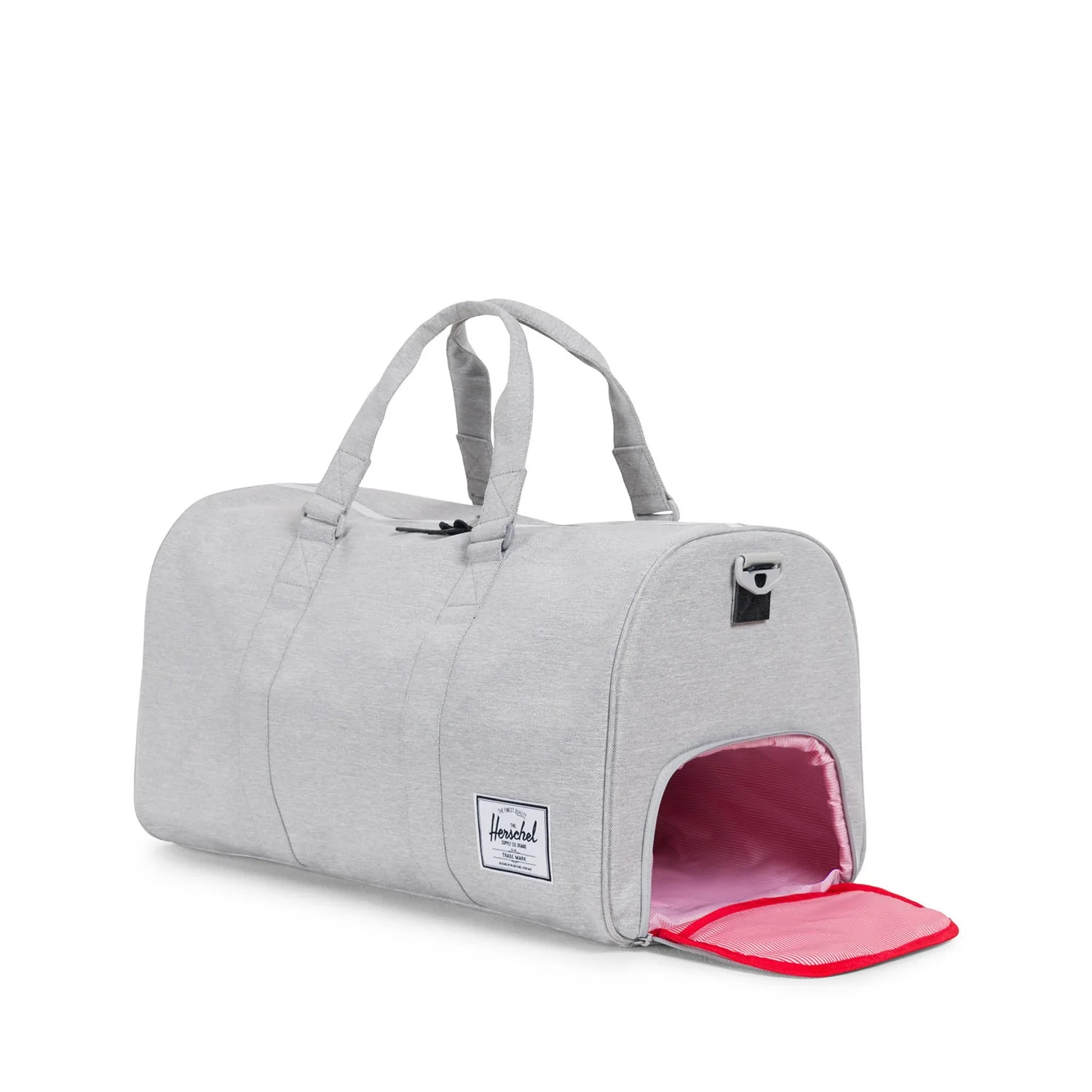 Herschel Novel Duffel Bag, light grey crosshatch - Image 3