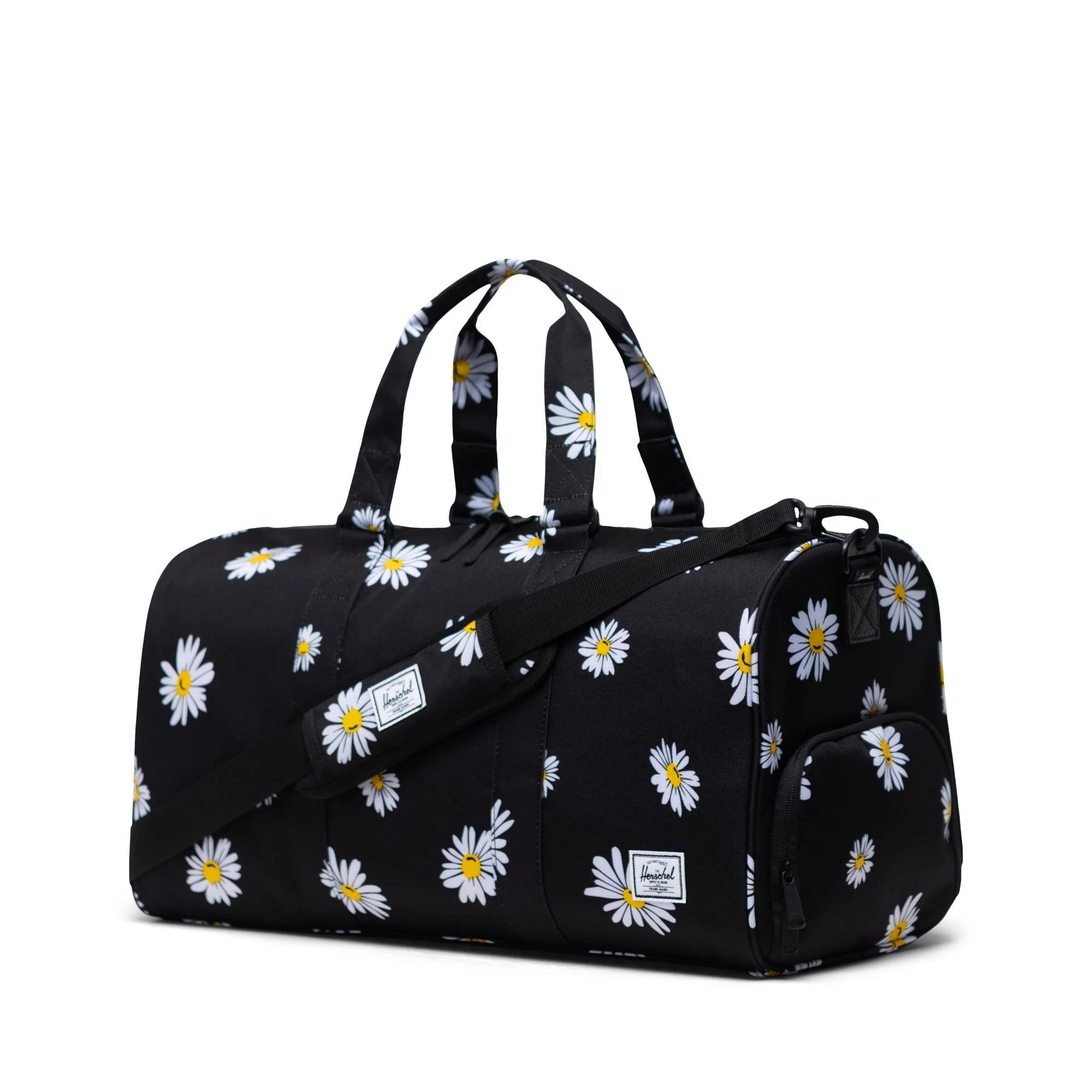 Herschel Novel Mid-Volume Duffle, Daisy Black - Image 3