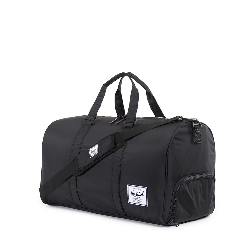 Herschel Novel Nylon Duffel Bag - Black - Image 2