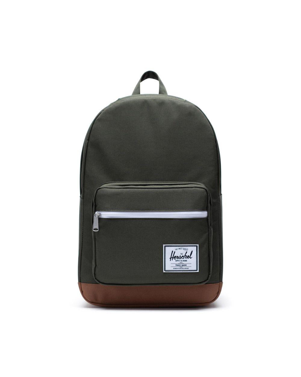 Herschel Pop Quiz backpack, dark olive/saddle
