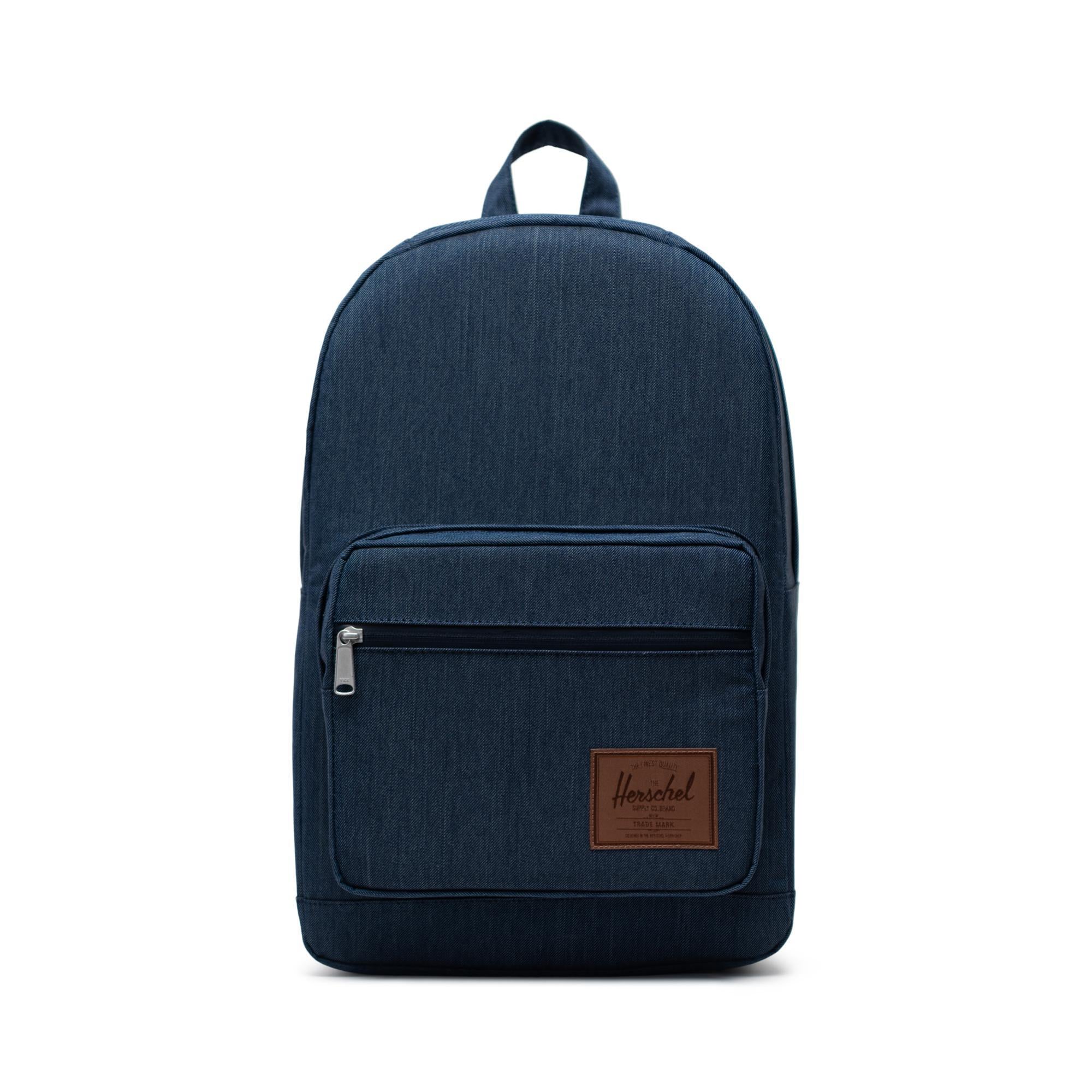 Herschel Pop Quiz backpack, Indigo Denim Crosshatch
