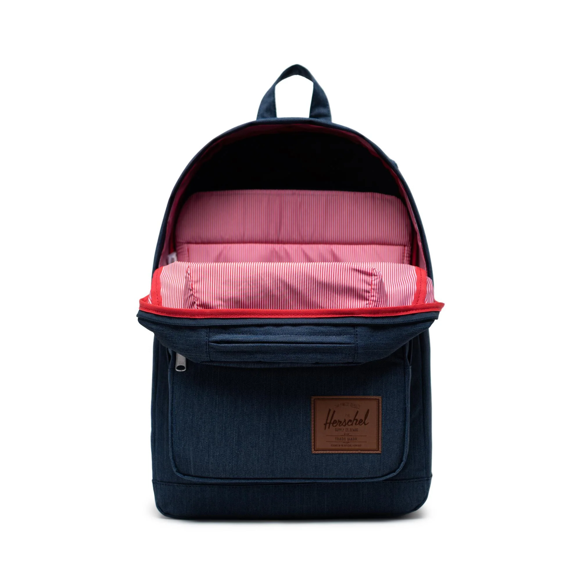 Herschel Pop Quiz backpack, Indigo Denim Crosshatch - Image 4