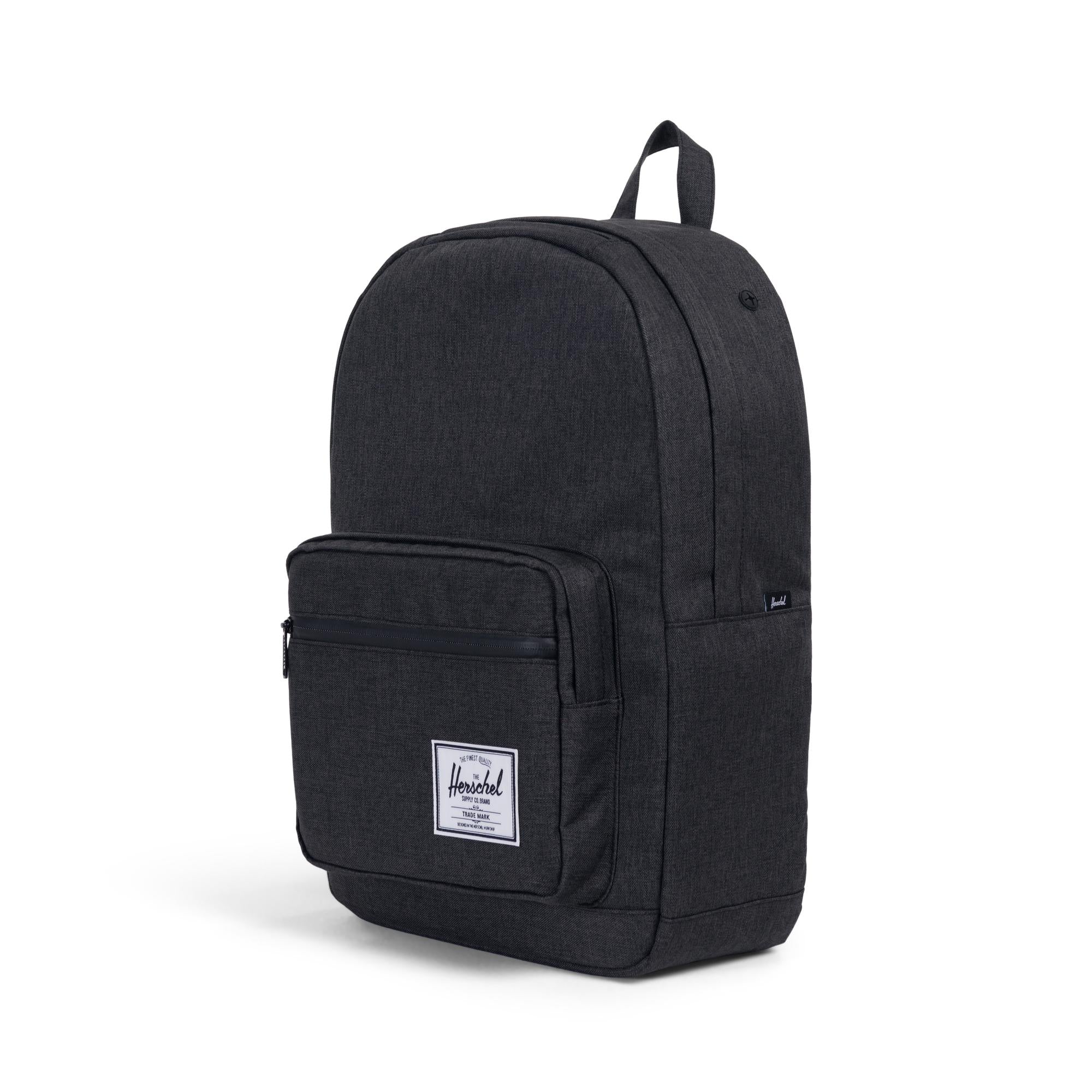 Herschel Pop Quiz backpack, Black/Crosshatch/Black - Image 3