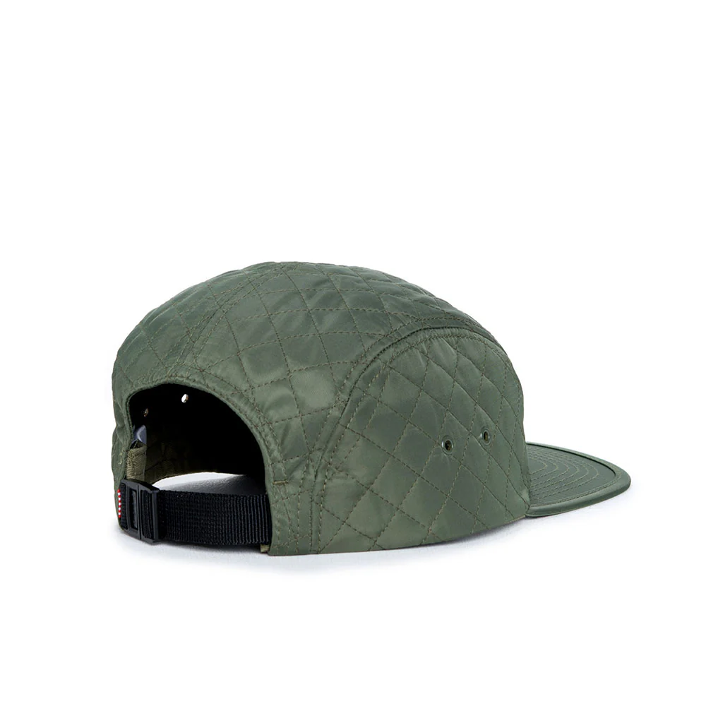 Herschel Glendale Quilted Nylon Cap, Army - Image 2