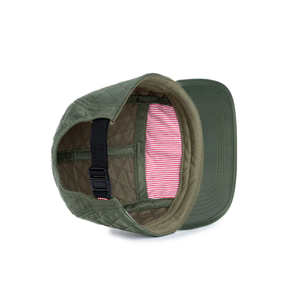 Herschel Glendale Quilted Nylon Cap, Army - Image 3