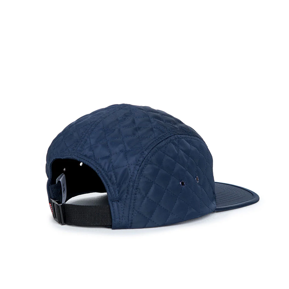 Herschel Glendale Quilted Nylon Cap, Navy - Image 2