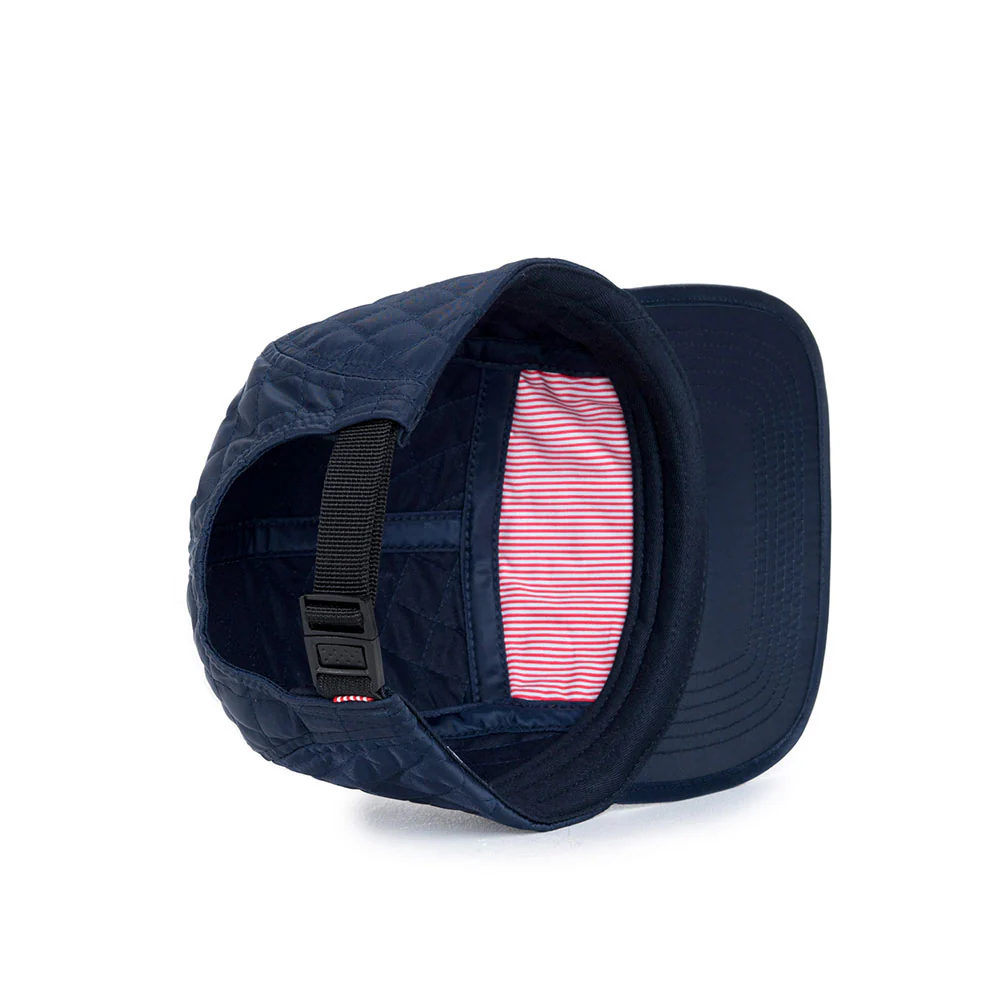 Herschel Glendale Quilted Nylon Cap, Navy - Image 3