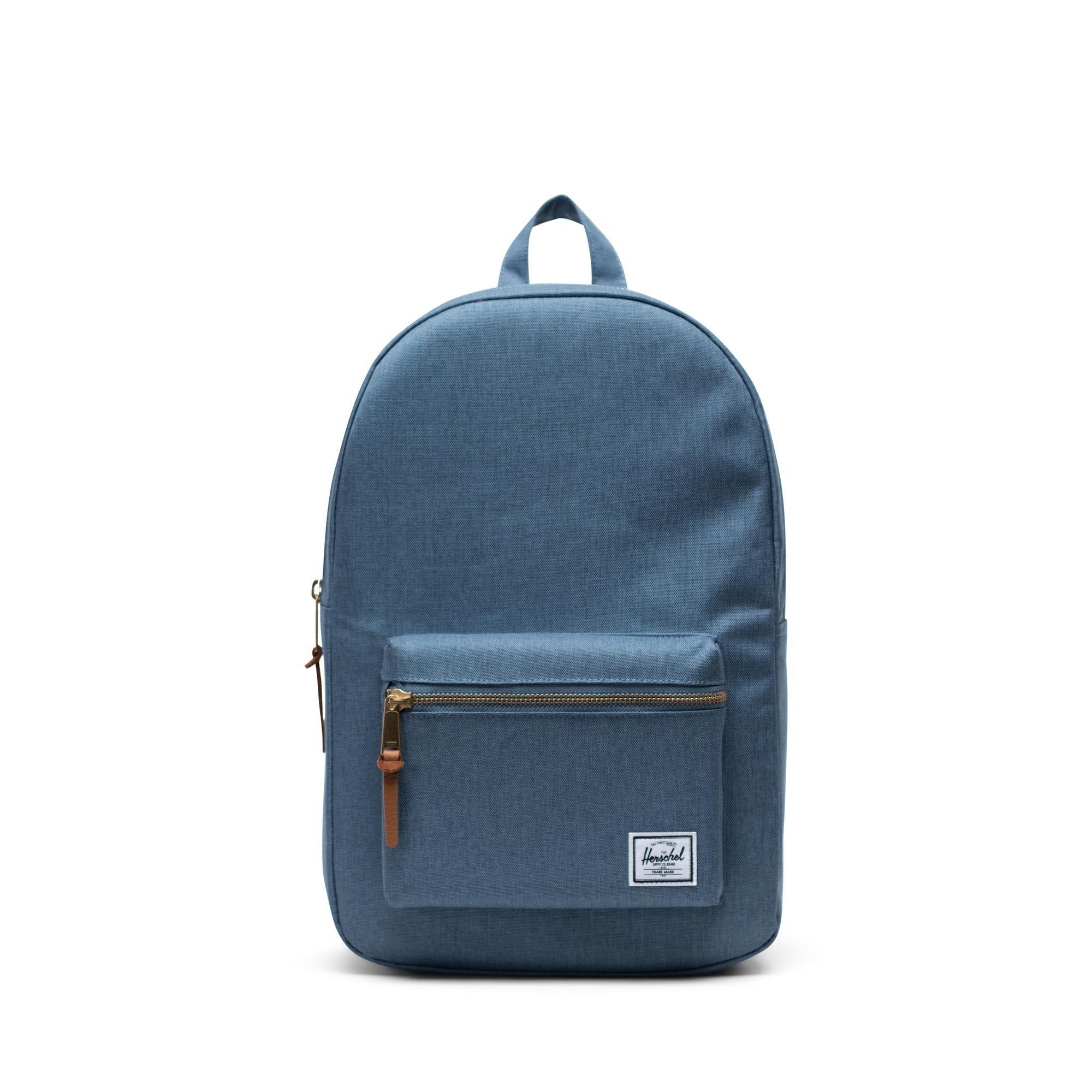 Herschel settlement mid-volume backpack, blue mirage crosshatch