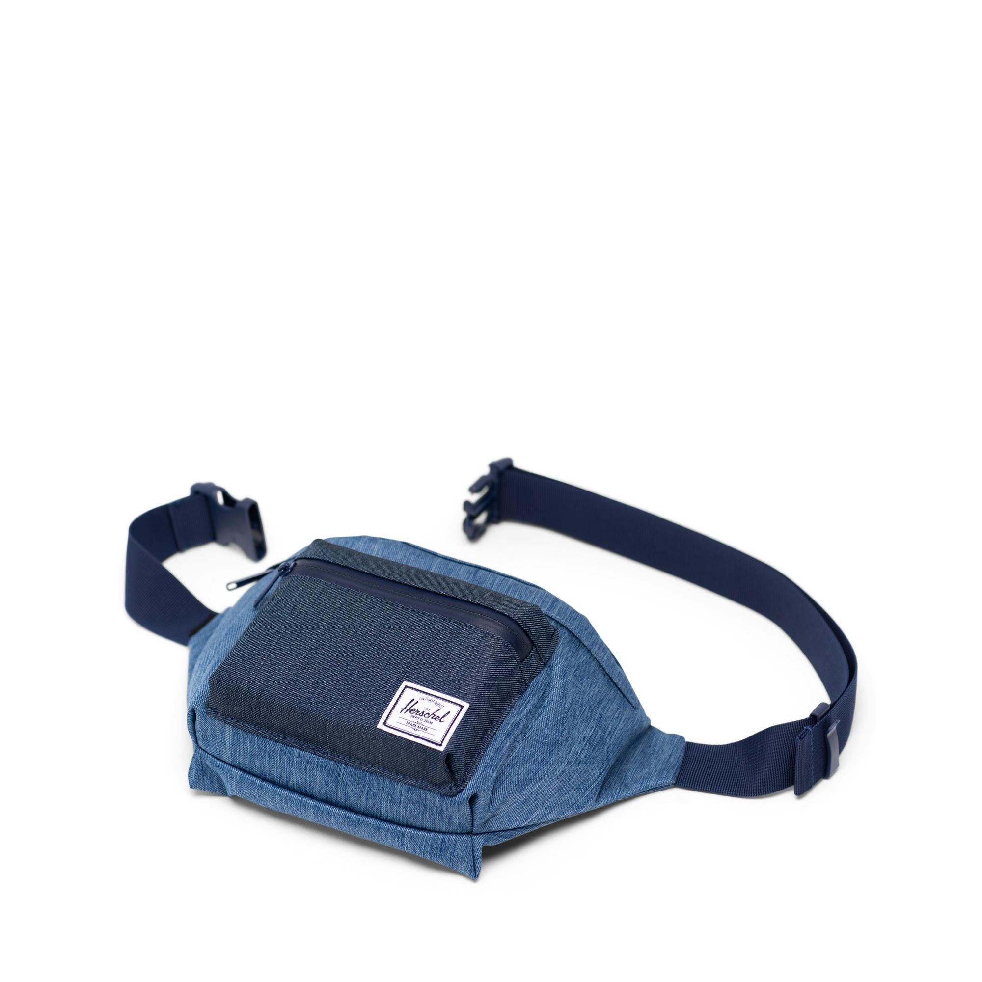 Herschel Seventeen Hip Pack, faded denim/indigo denim - Image 3