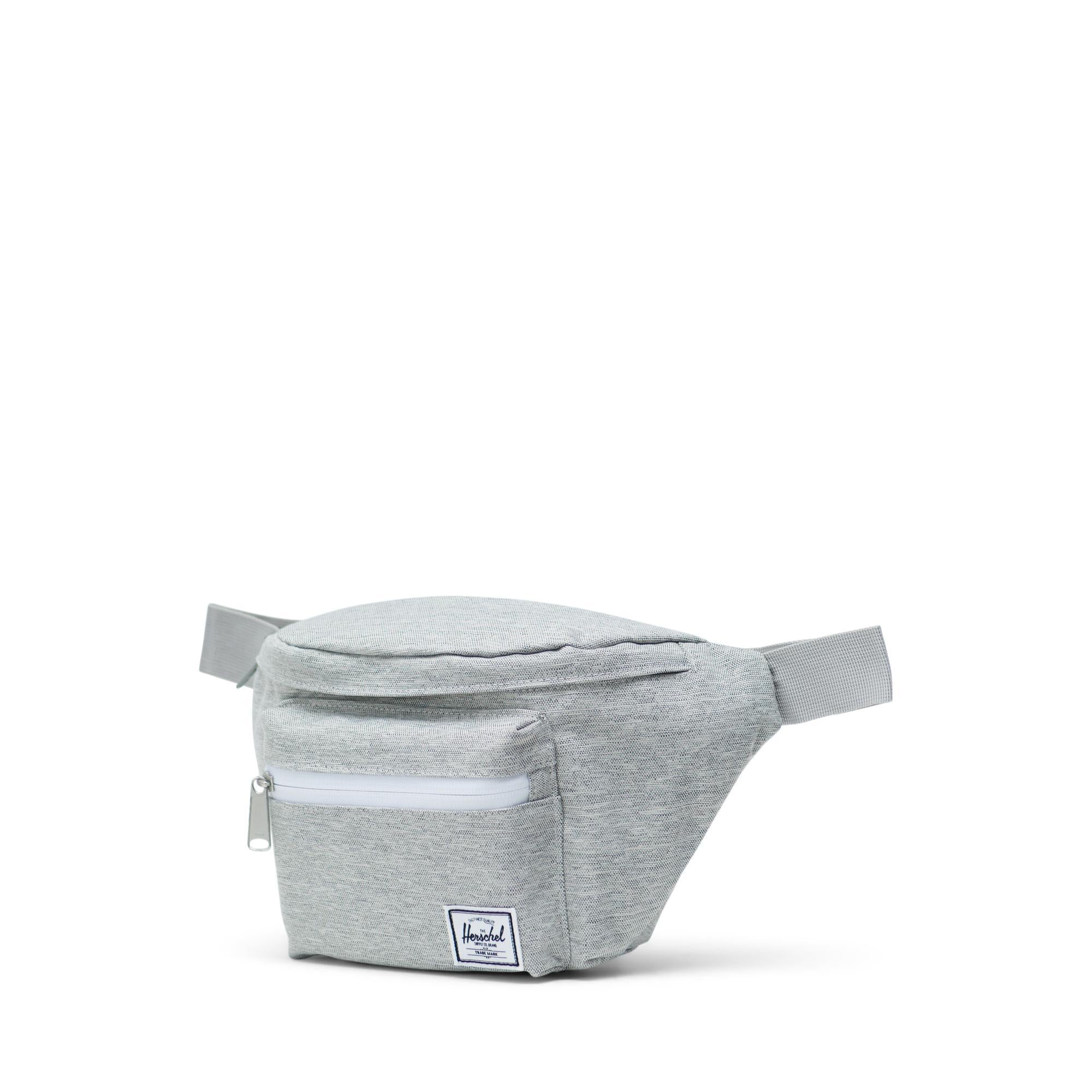 Herschel Seventeen Hip Pack, light grey crosshatch - Image 3