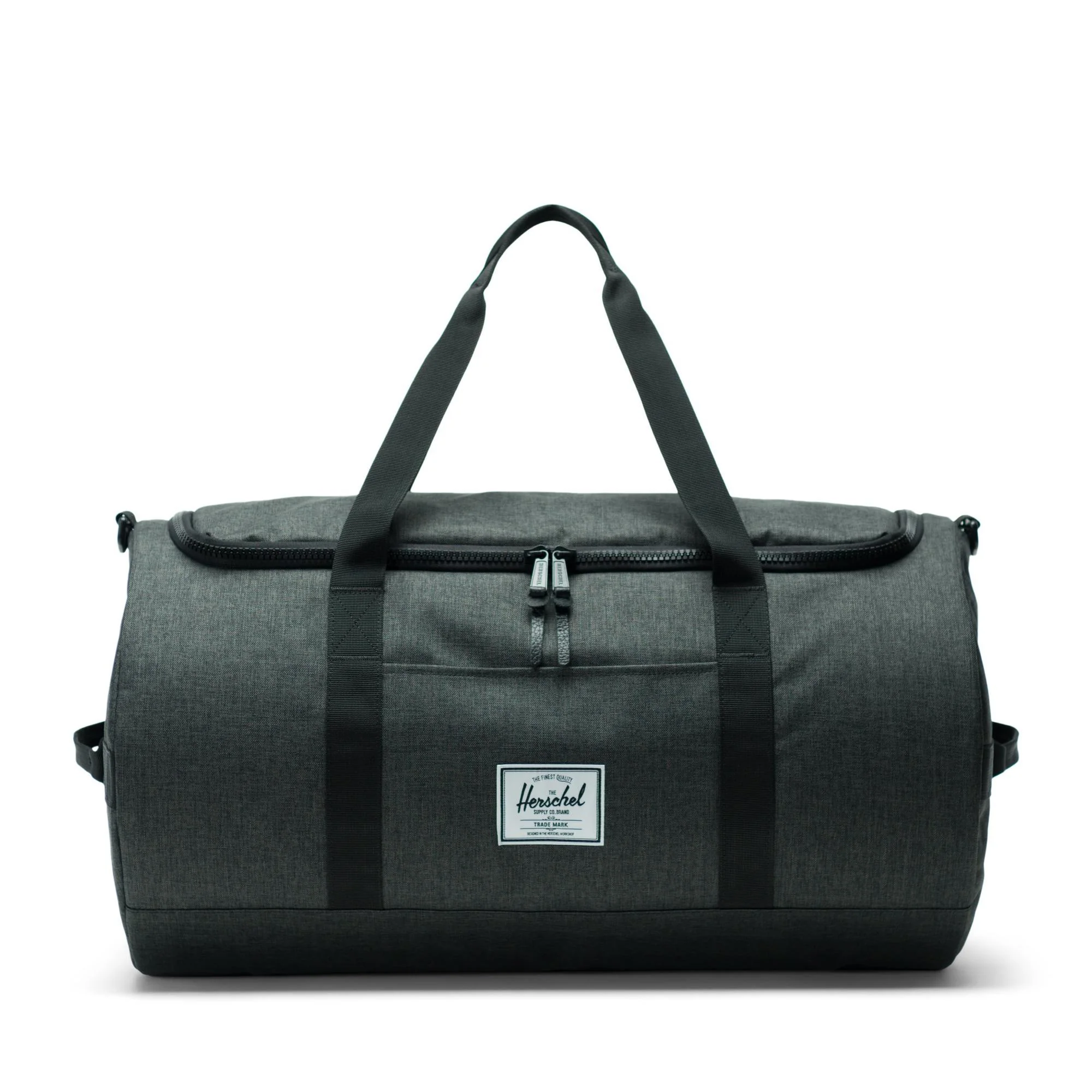 Herschel Sutton duffle, Black Crosshatch/Black