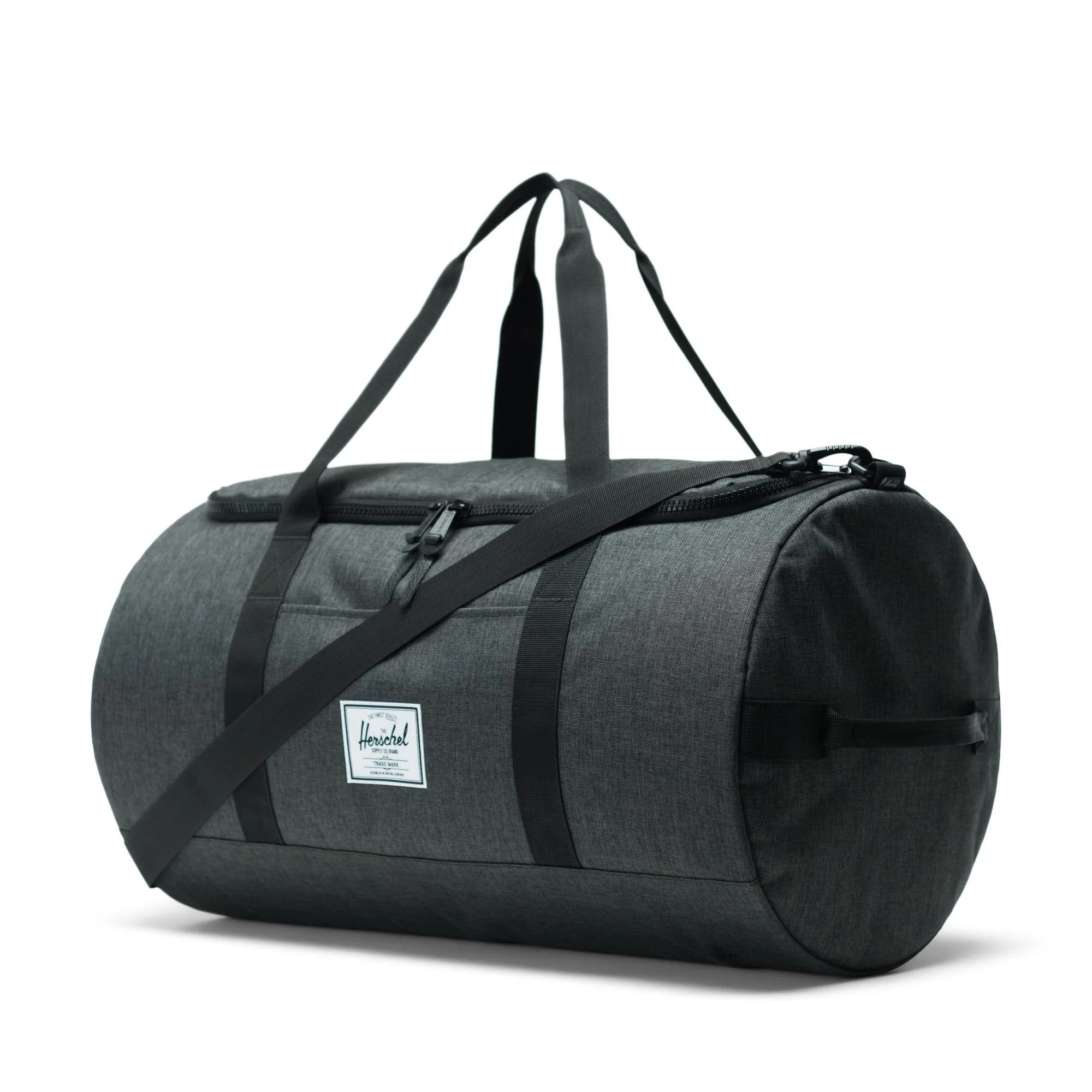 Herschel Sutton duffle, Black Crosshatch/Black - Image 2