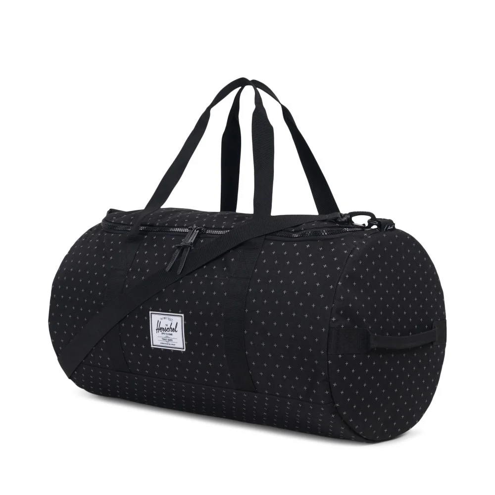 Herschel Sutton duffle, Black Gridlock - Image 2