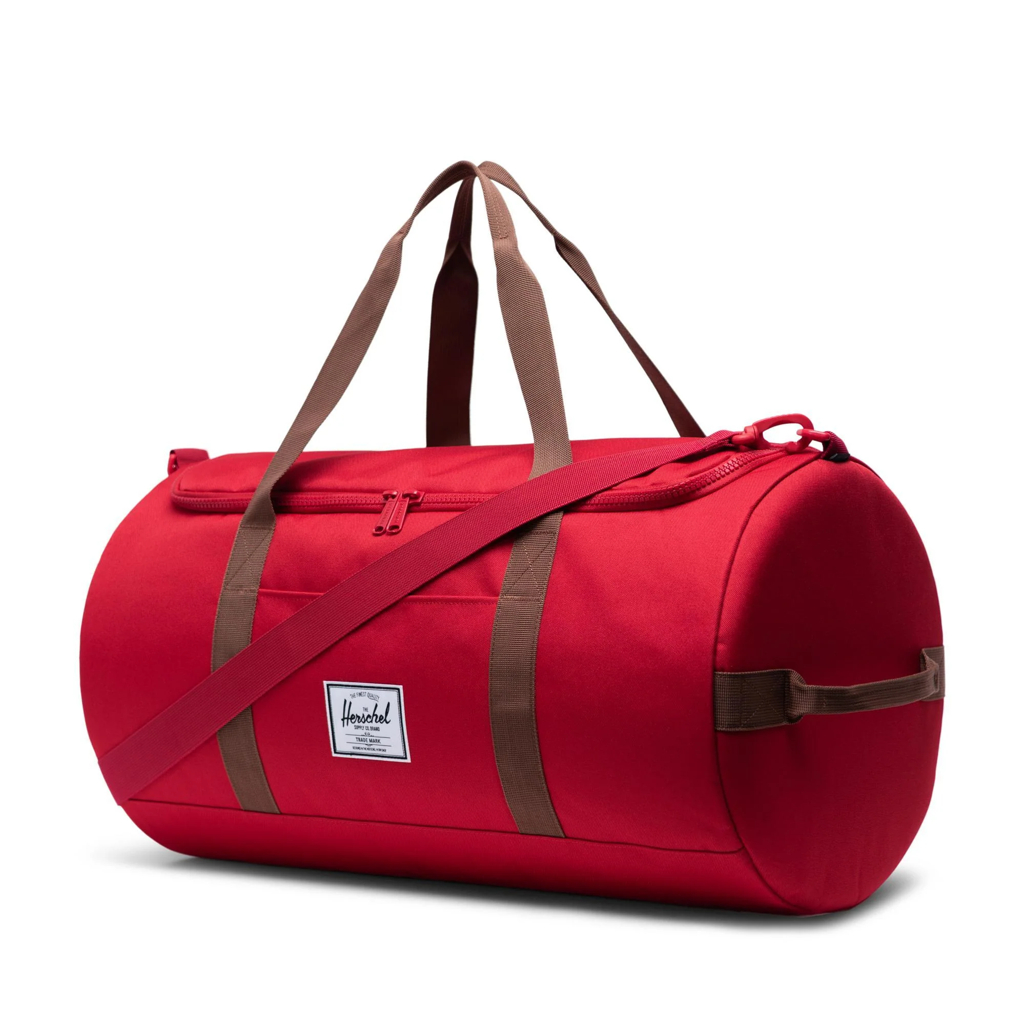 Herschel Sutton duffle, red/saddle brown - Image 2