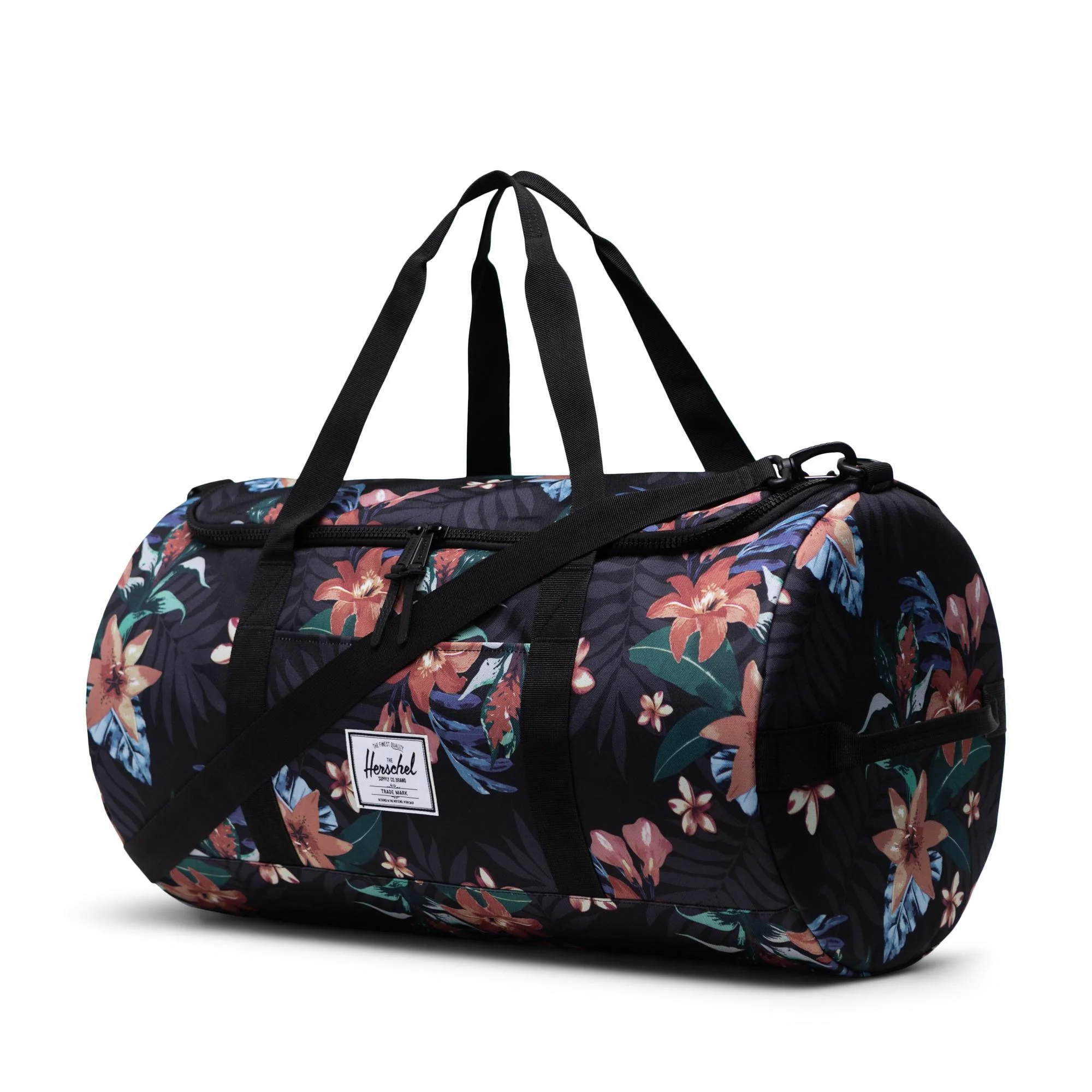Herschel Sutton duffle, Summer Floral Black - Image 2