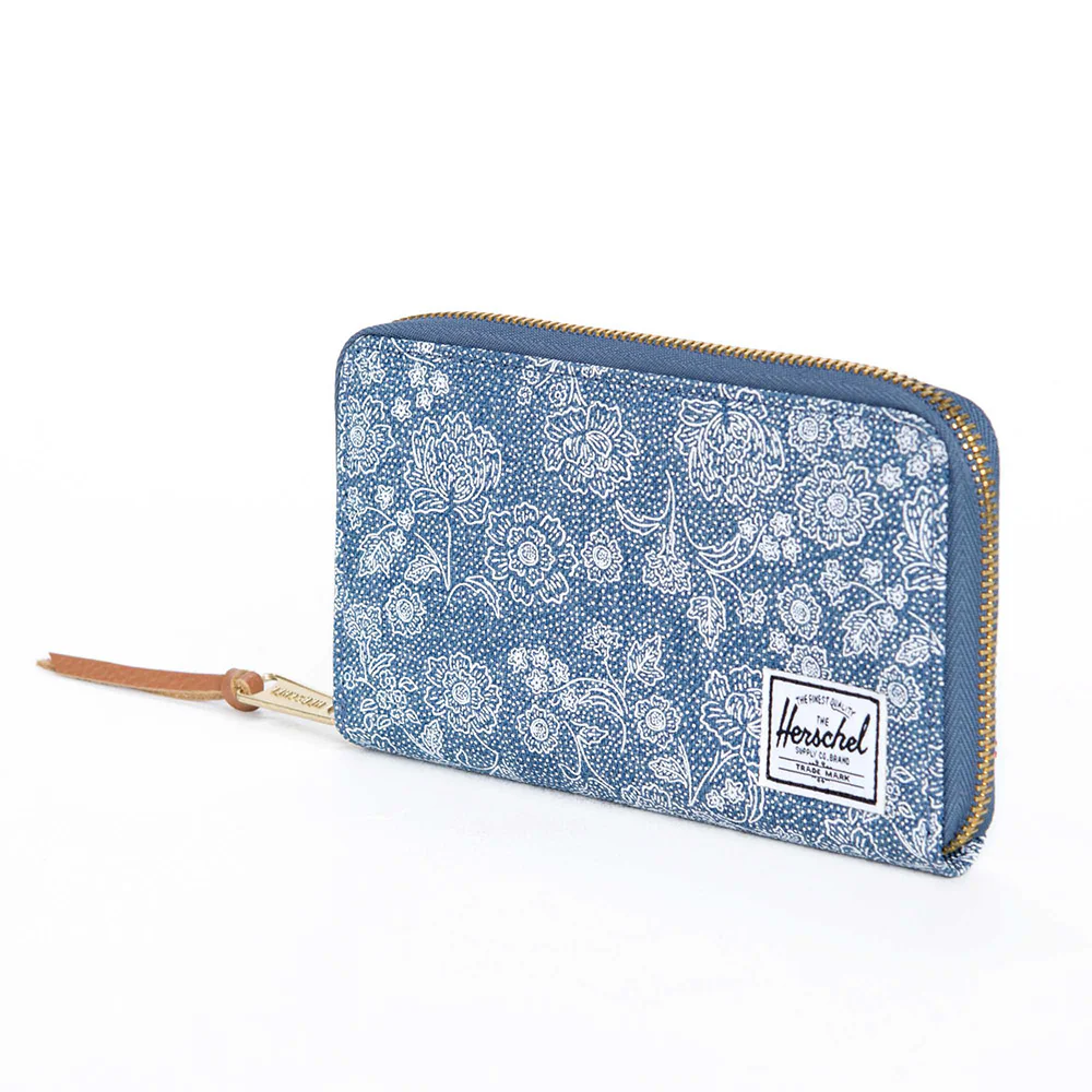 Herschel Thomas Wallet, Crosshatch Floral Chambray - Image 2