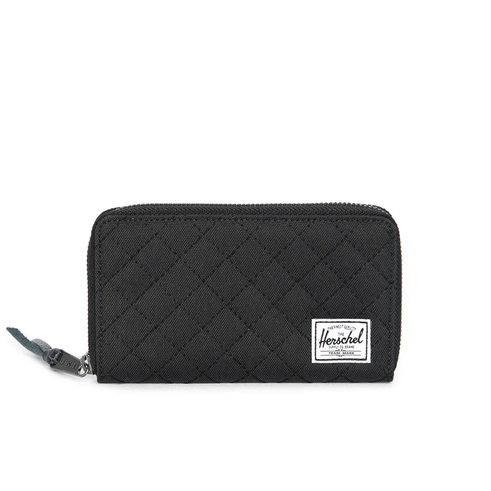 Herschel Thomas Wallet, Poly Black Quilt