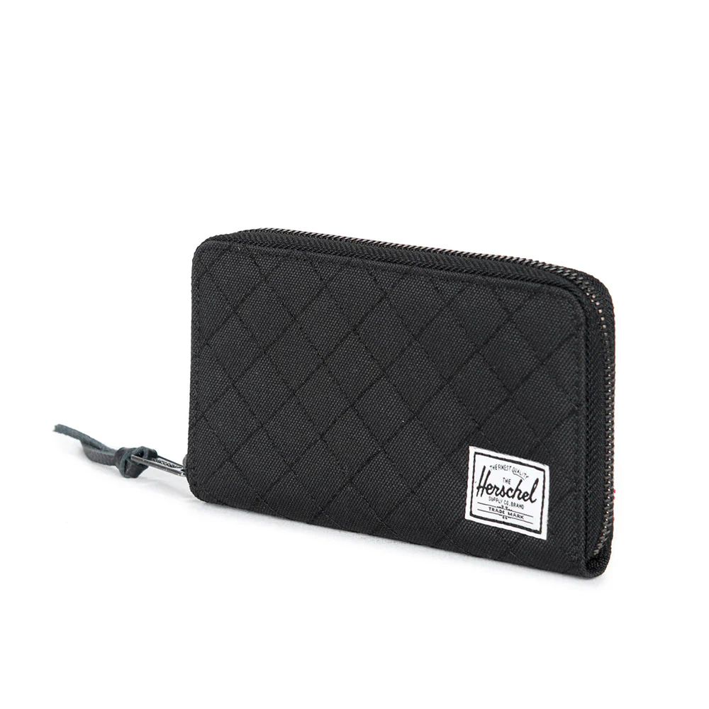 Herschel Thomas Wallet, Poly Black Quilt - Image 2