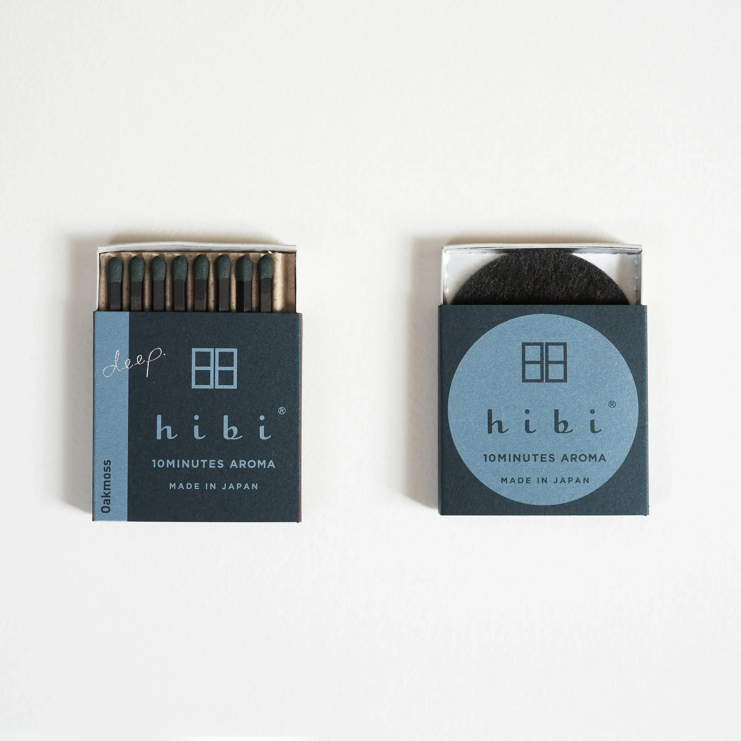 hibi 10MINUTES Aroma Incense Match, oak moss