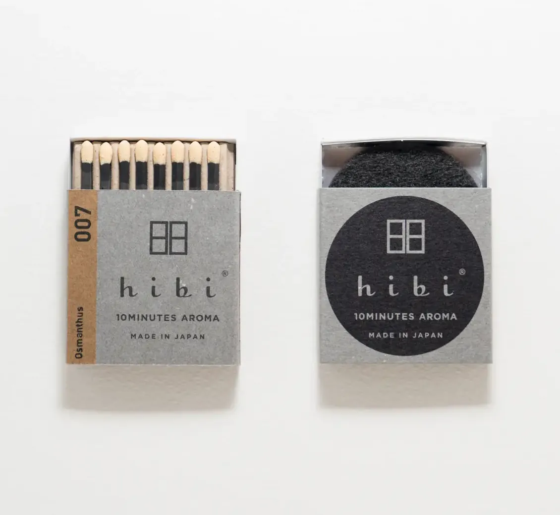 hibi 10MINUTES Aroma Incense Match, osmanthus