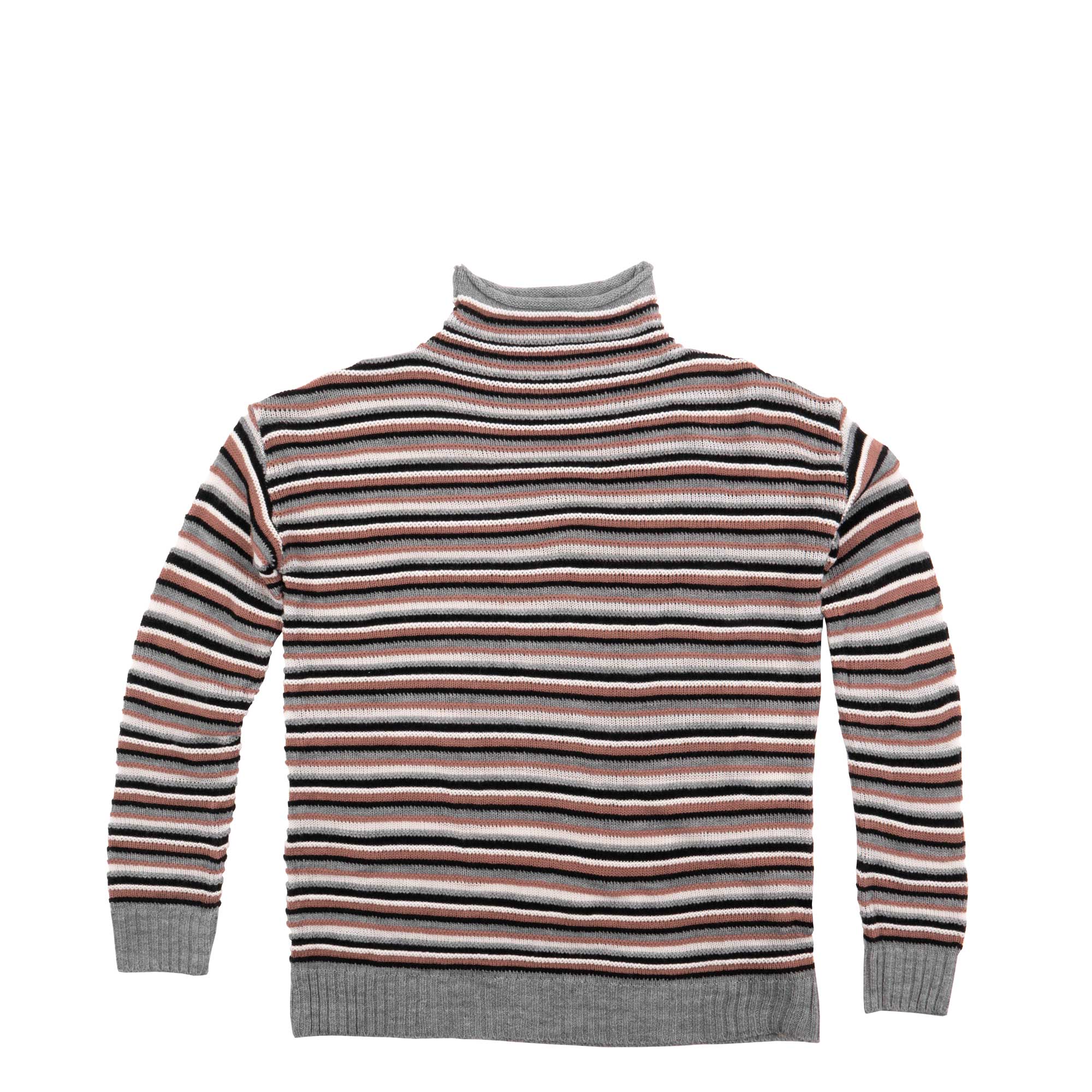 Hume Jackson Mock Neck Stripe Sweater