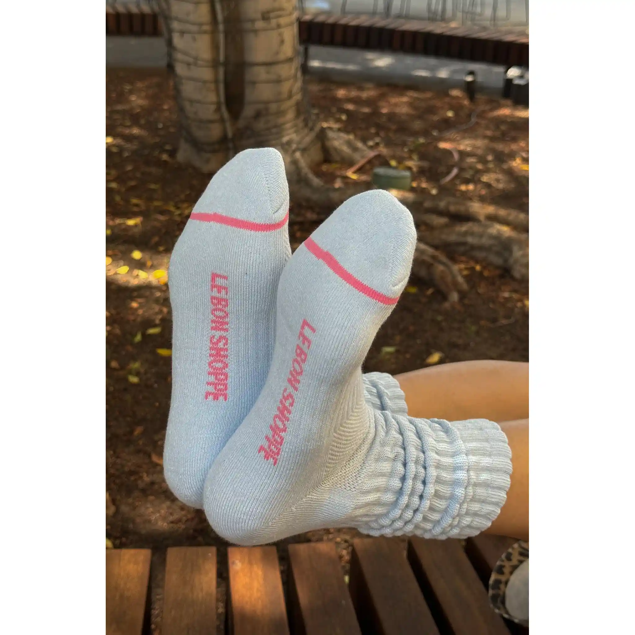 Le Bon Shoppe Ballet Socks, baby blue - Image 4