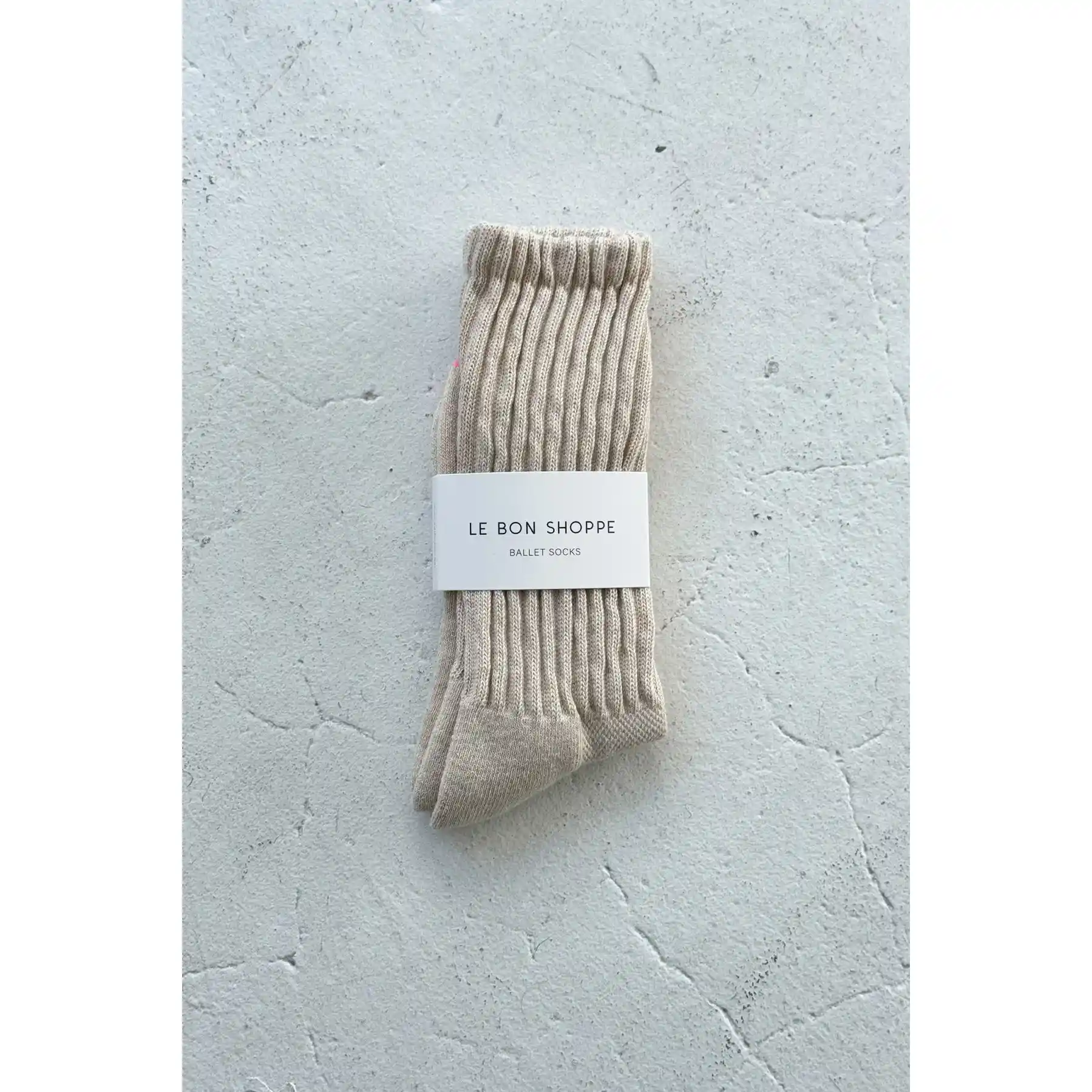 Le Bon Shoppe Womens Ballet Socks, oatmeal - Image 3