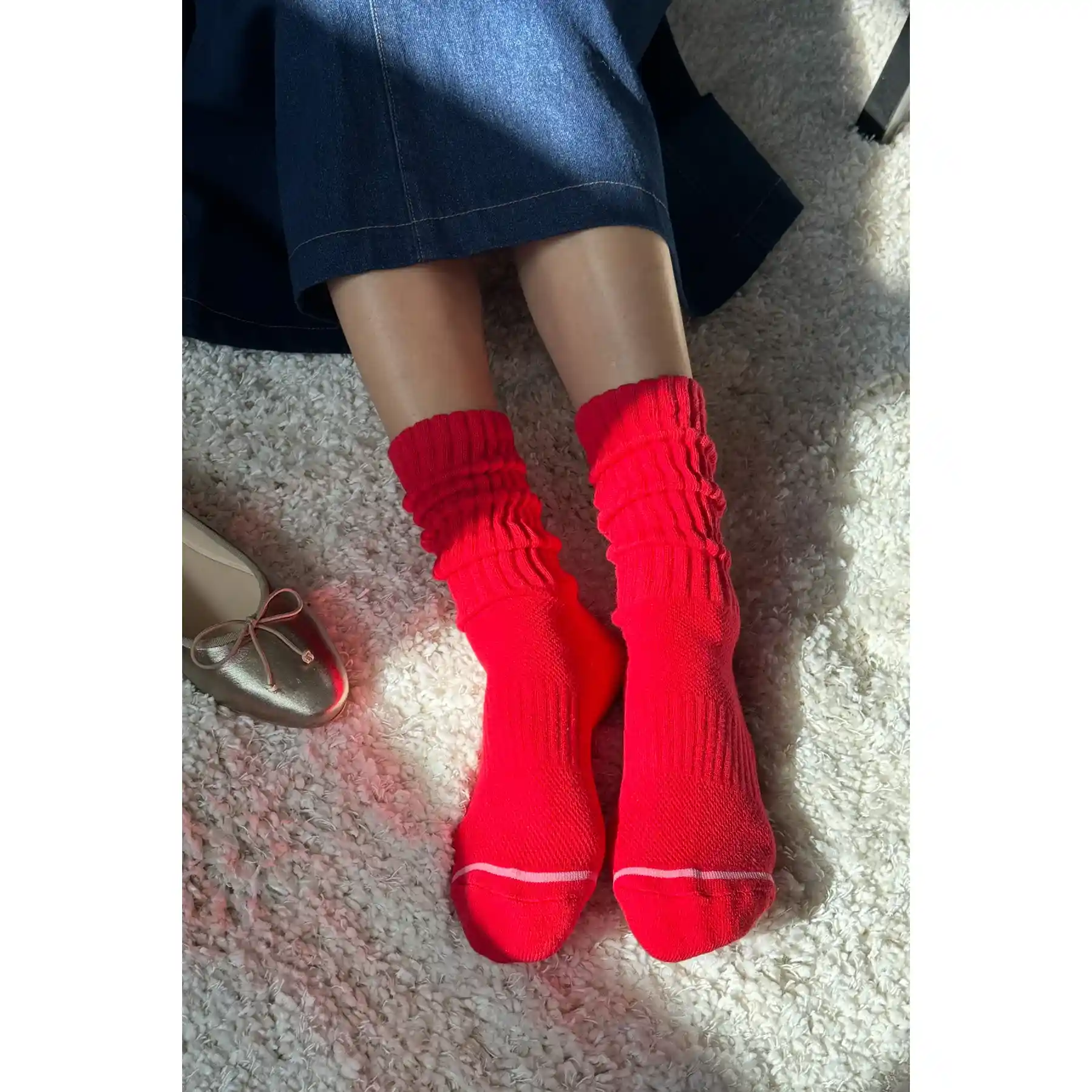 Le Bon Shoppe Womens Ballet Socks, strawberry - Image 4