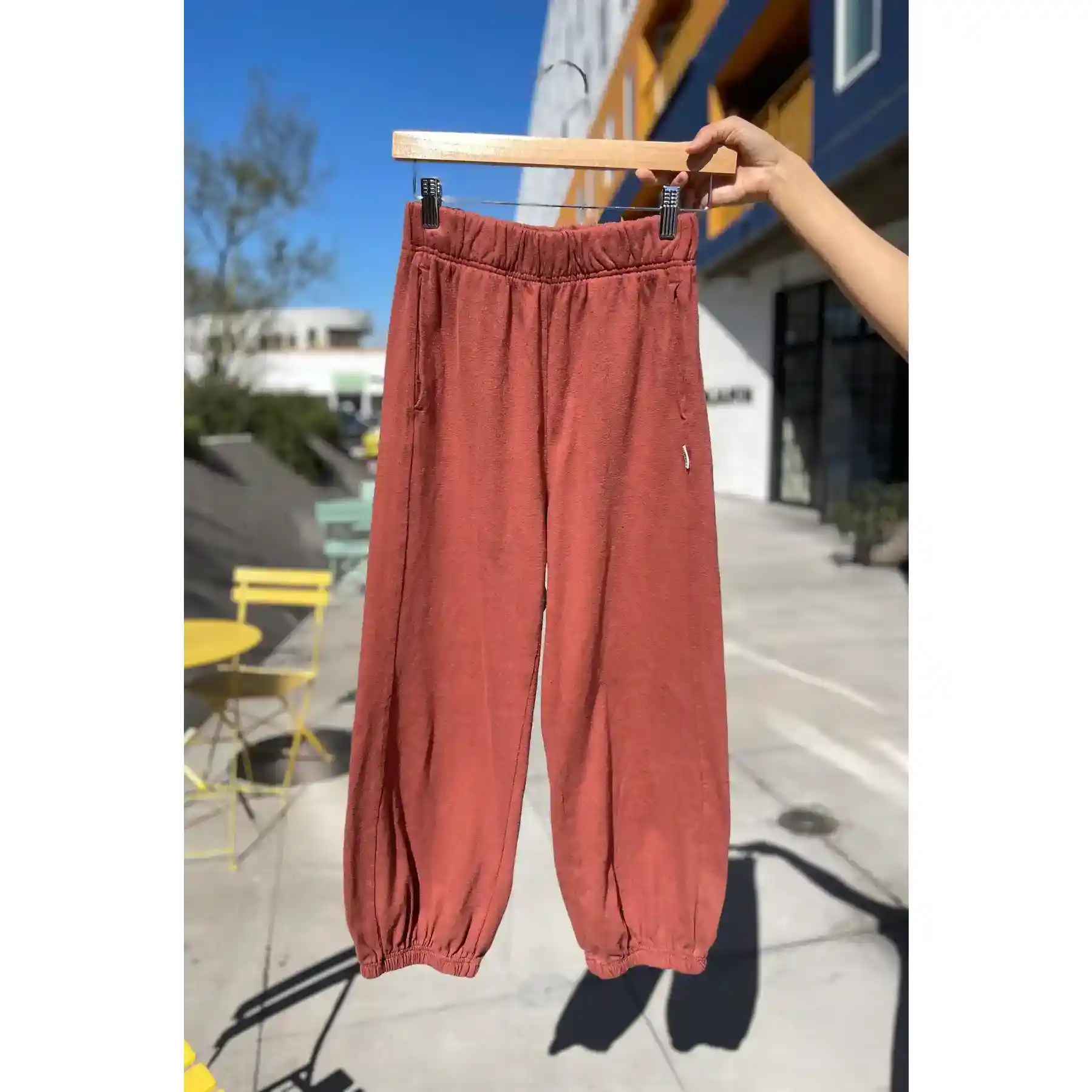 Le Bon Shoppe Womens Balloon Pants, brick - Image 4