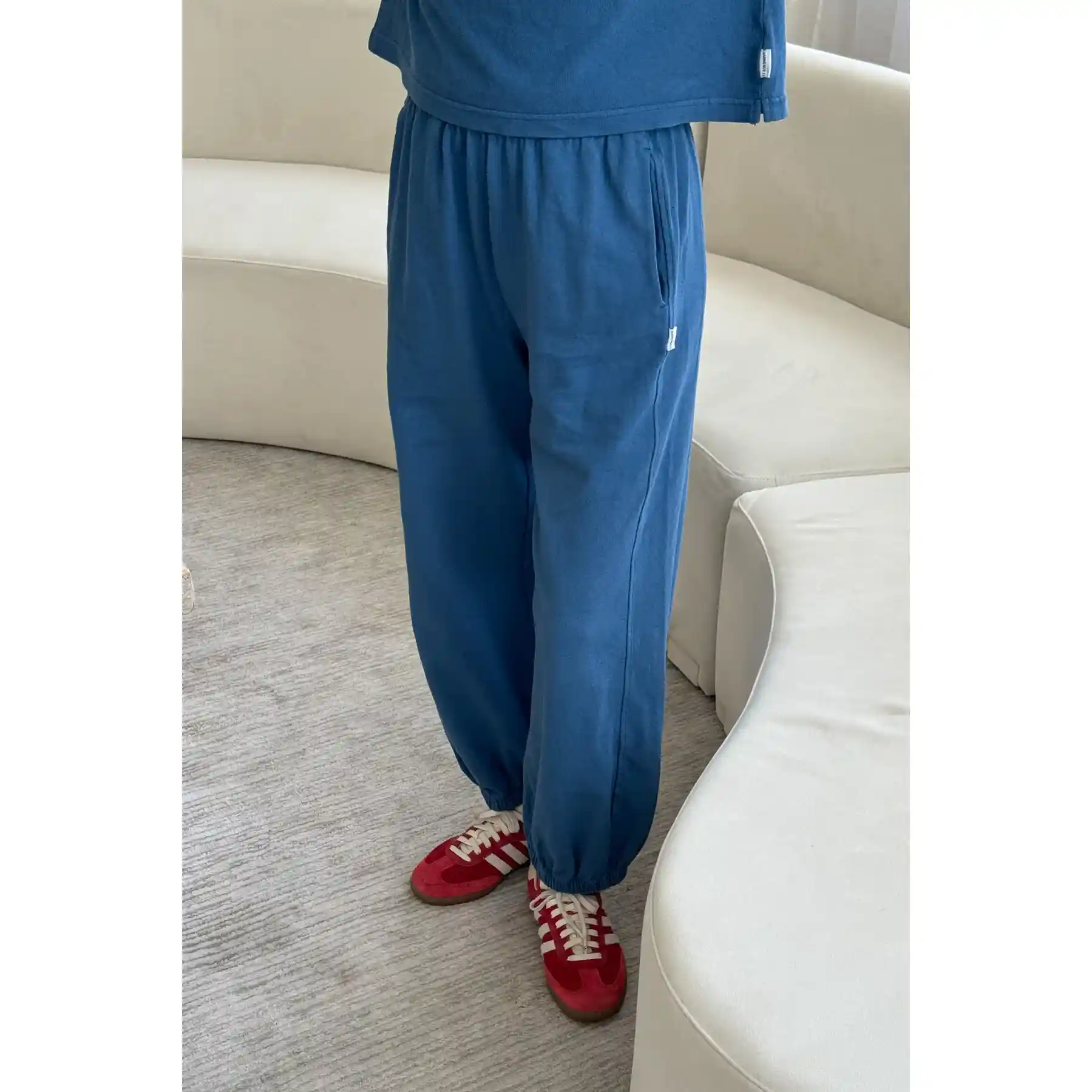Le Bon Shoppe Womens Balloon Pants, ocean - Image 3