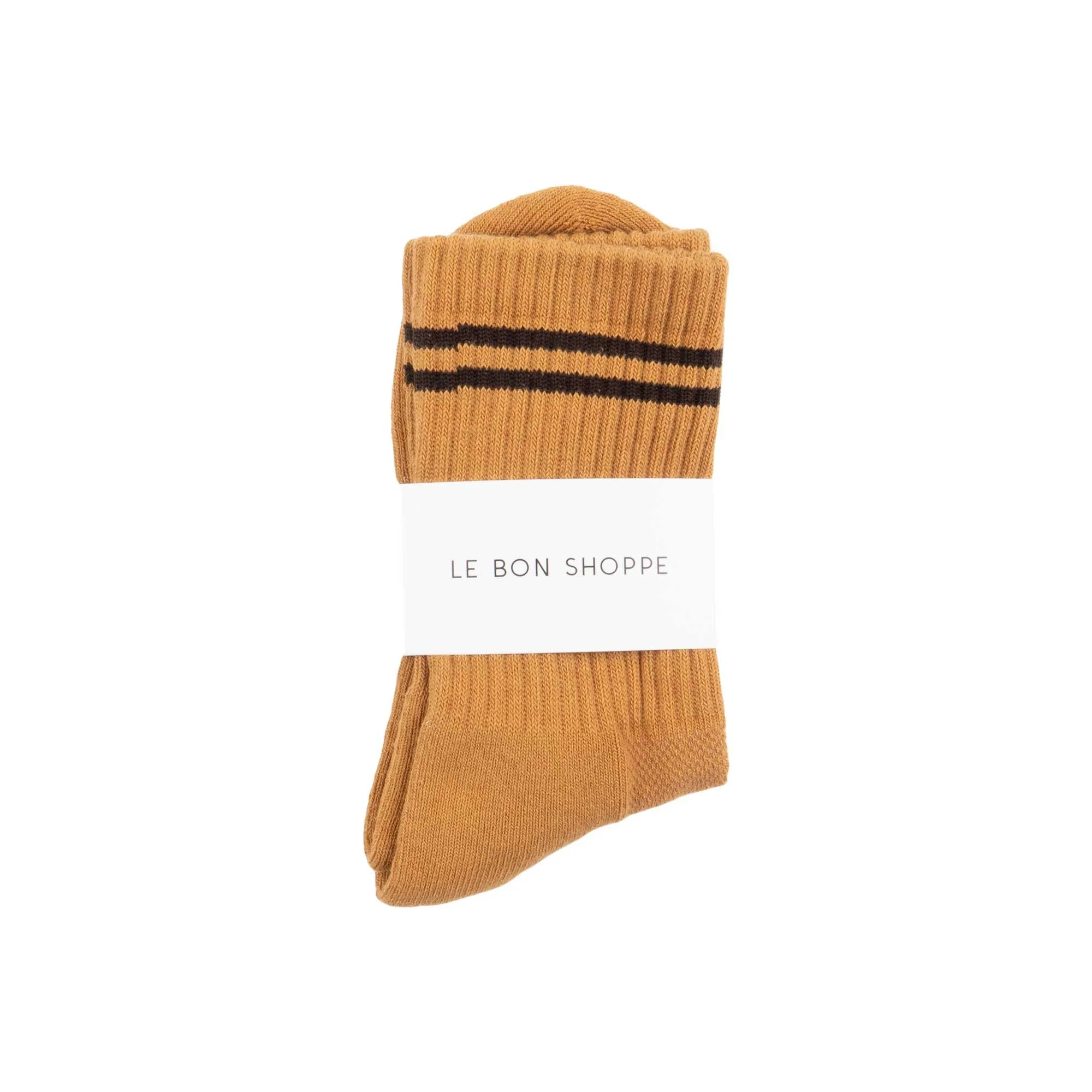Le Bon Shoppe Boyfriend Socks, Biscotti - Image 2