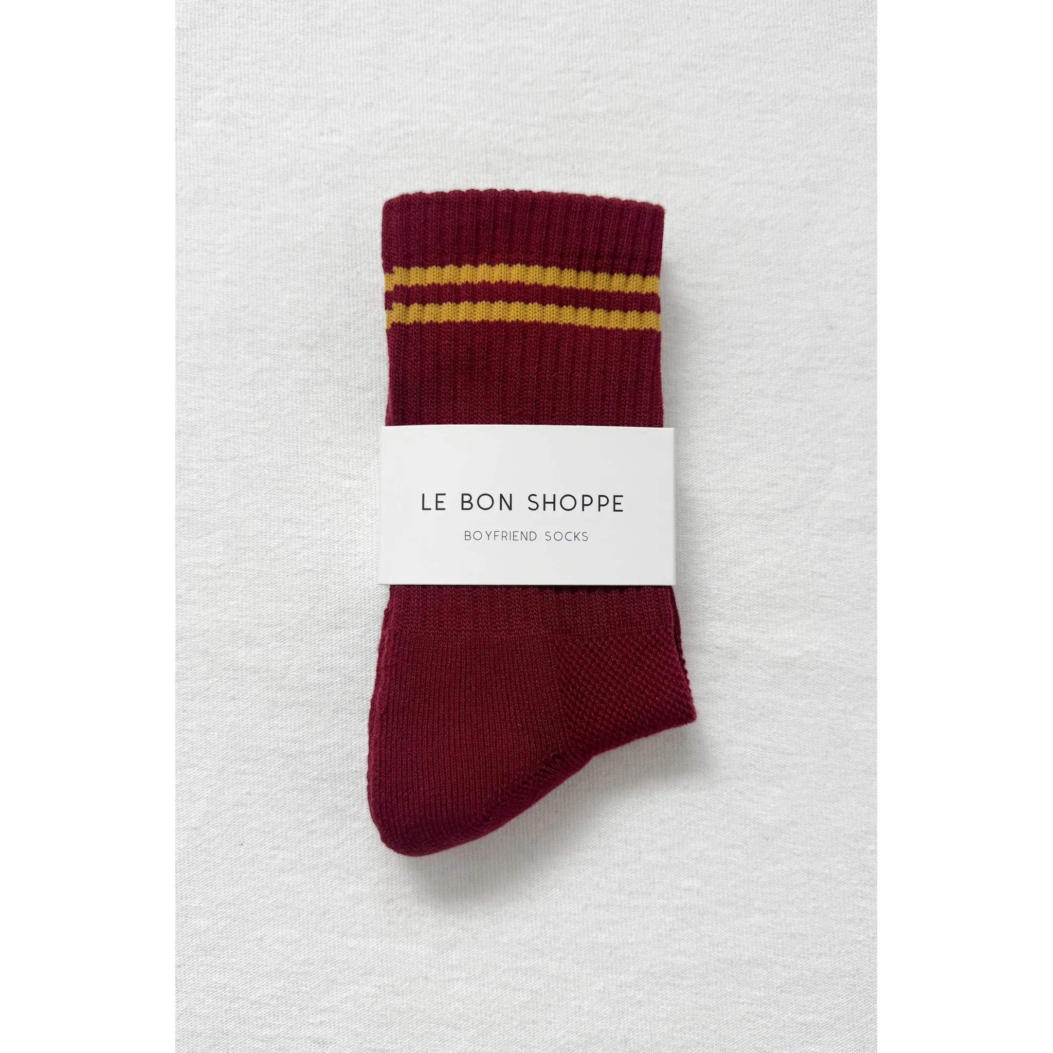 Le Bon Shoppe Boyfriend Socks, cardinal - Image 6