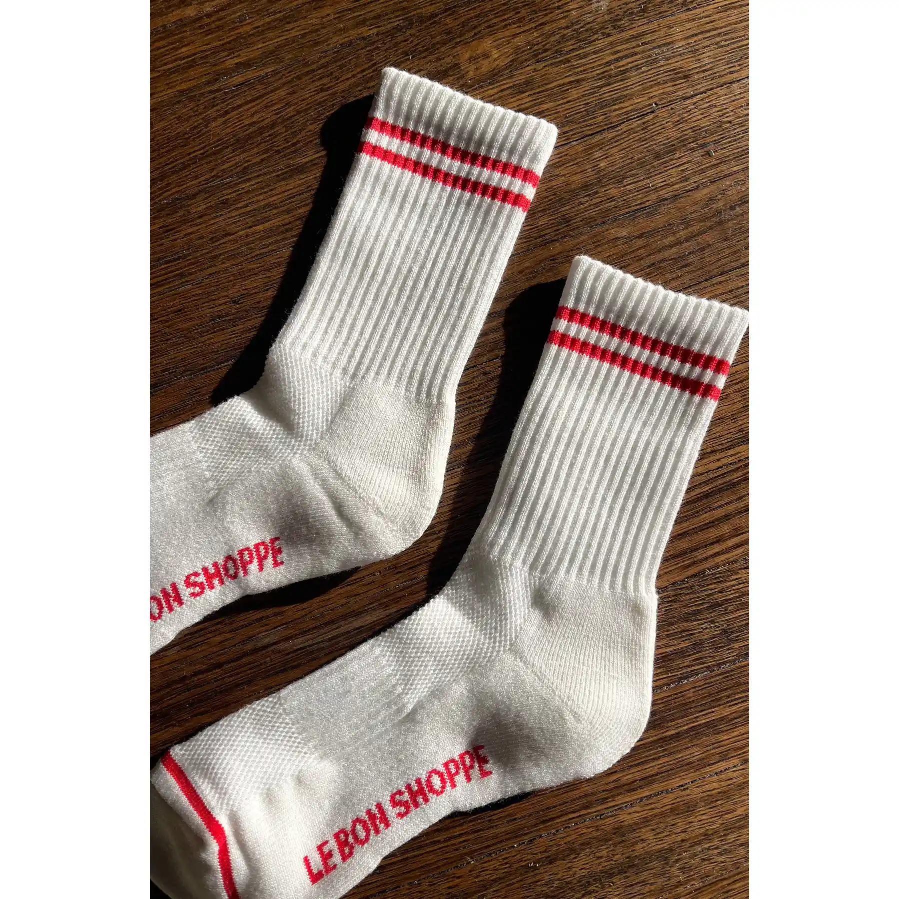 Le Bon Shoppe Boyfriend Socks, clean white - Image 2