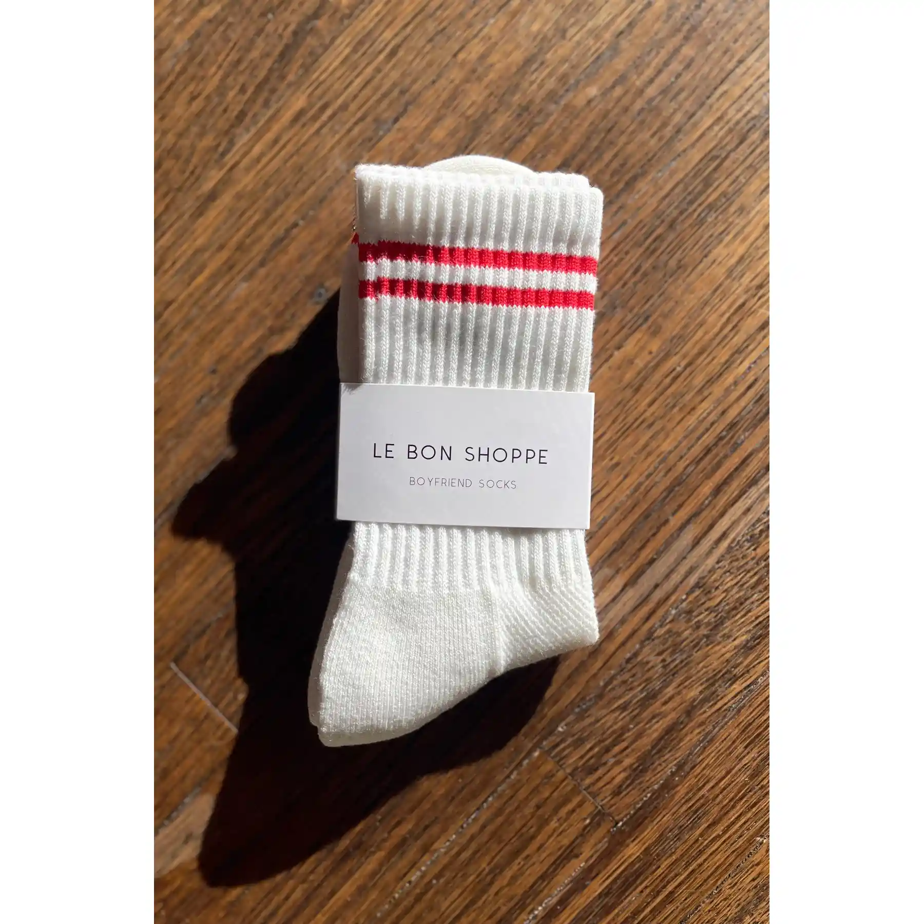 Le Bon Shoppe Boyfriend Socks, clean white - Image 3