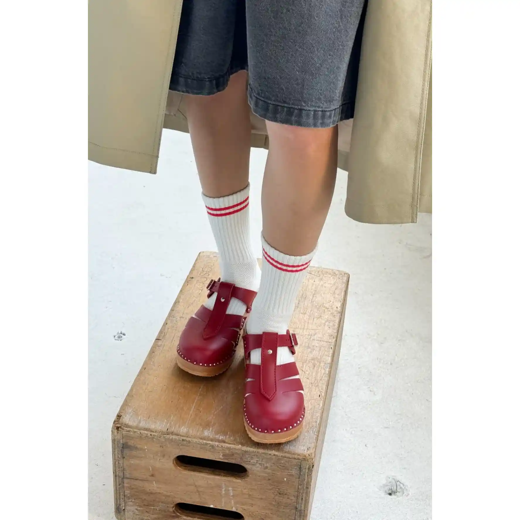 Le Bon Shoppe Boyfriend Socks, clean white - Image 4