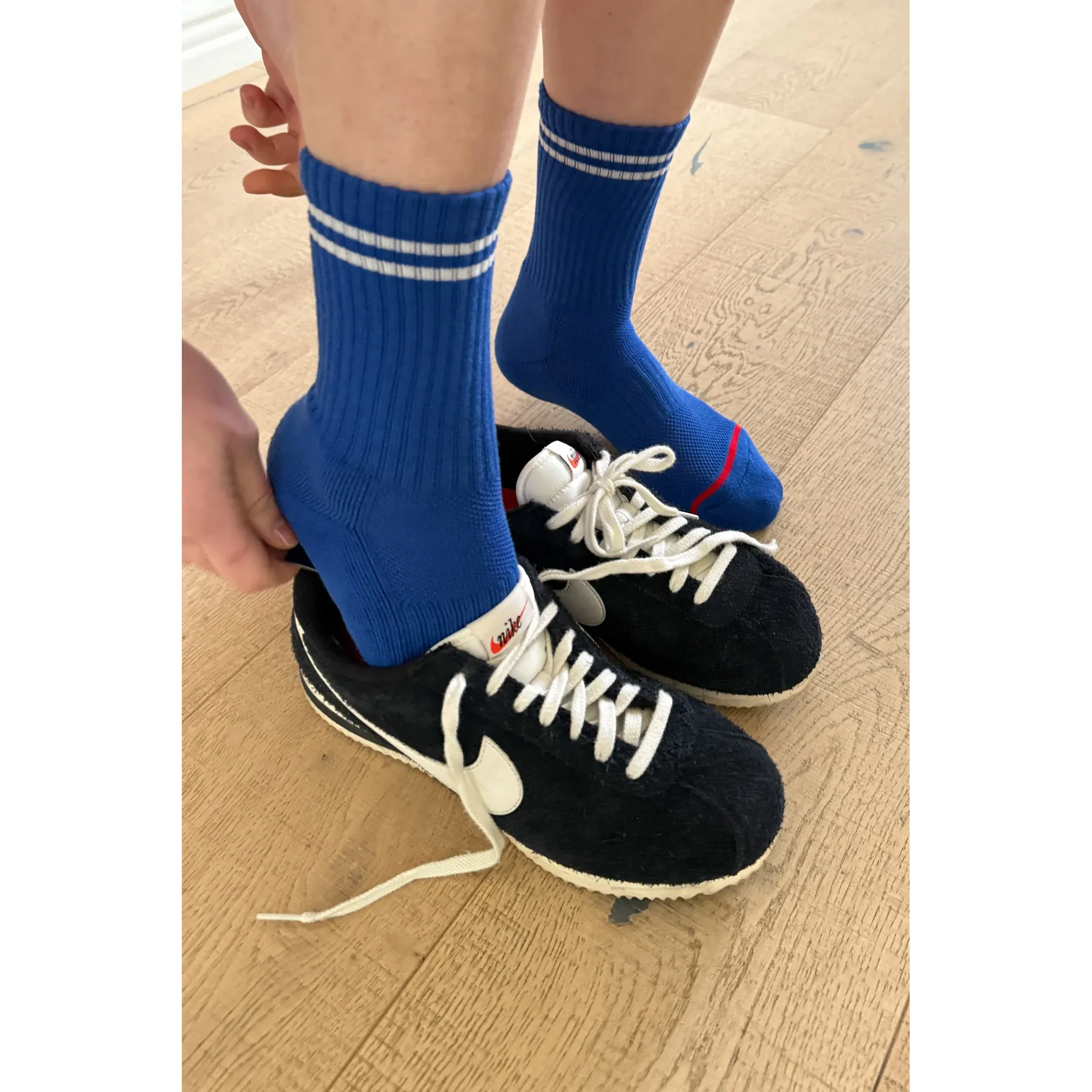 Le Bon Shoppe Boyfriend Socks, cobalt
