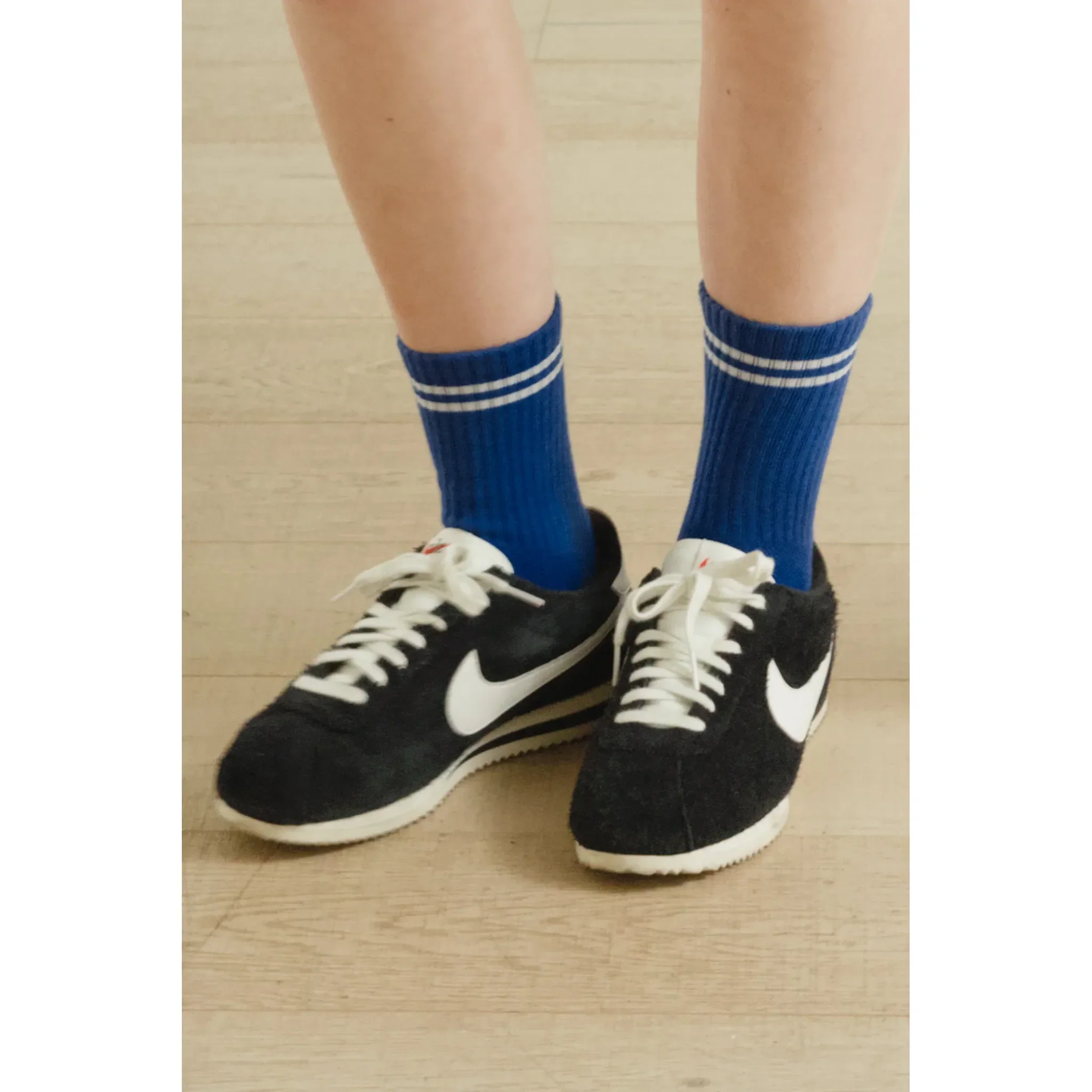 Le Bon Shoppe Boyfriend Socks, cobalt - Image 3