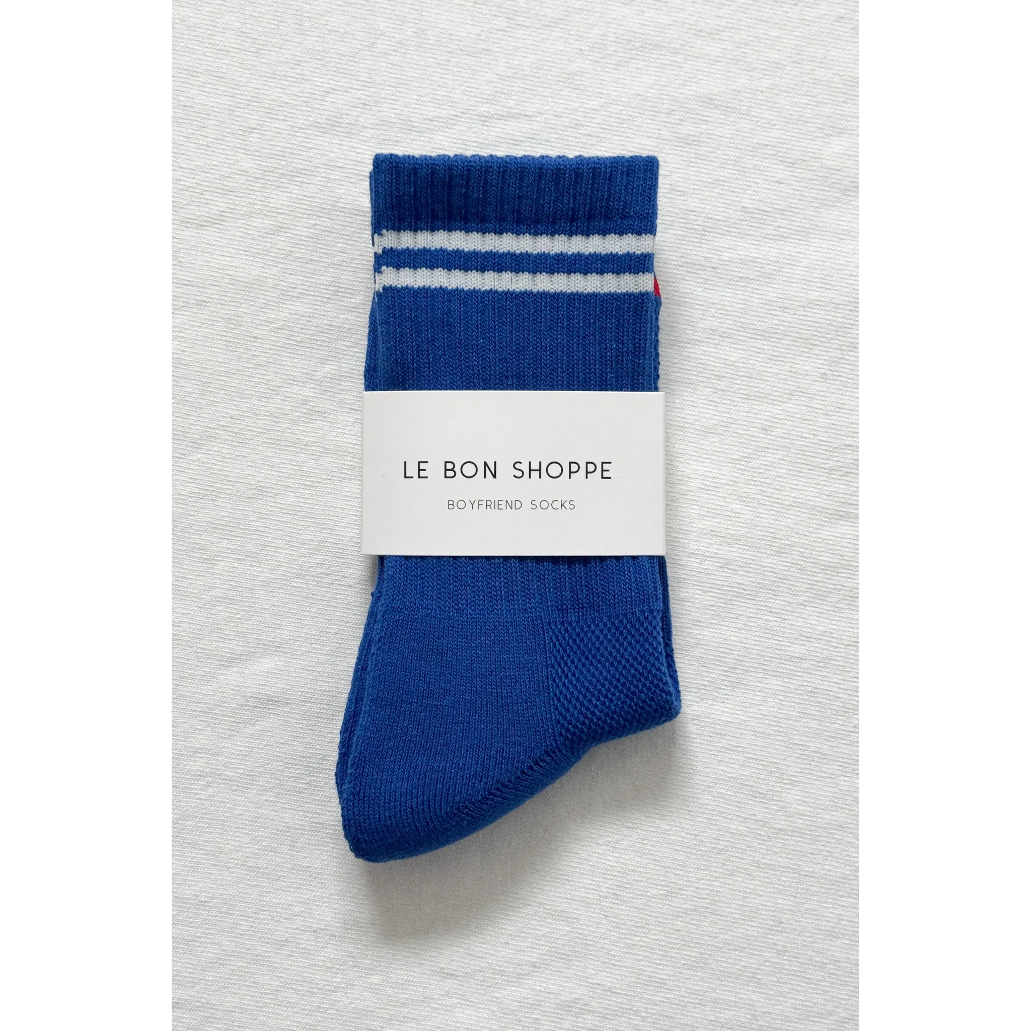 Le Bon Shoppe Boyfriend Socks, cobalt - Image 4