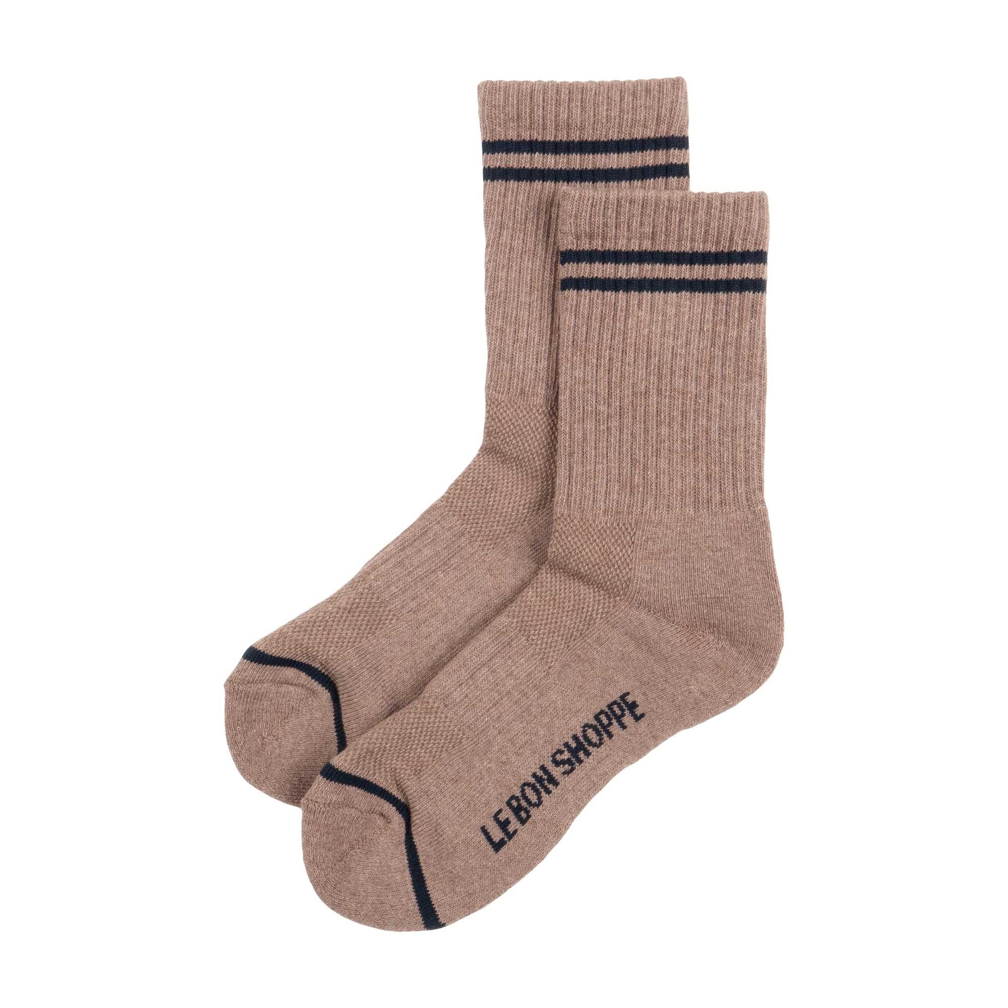 Le Bon Shoppe Boyfriend Socks, Cocoa