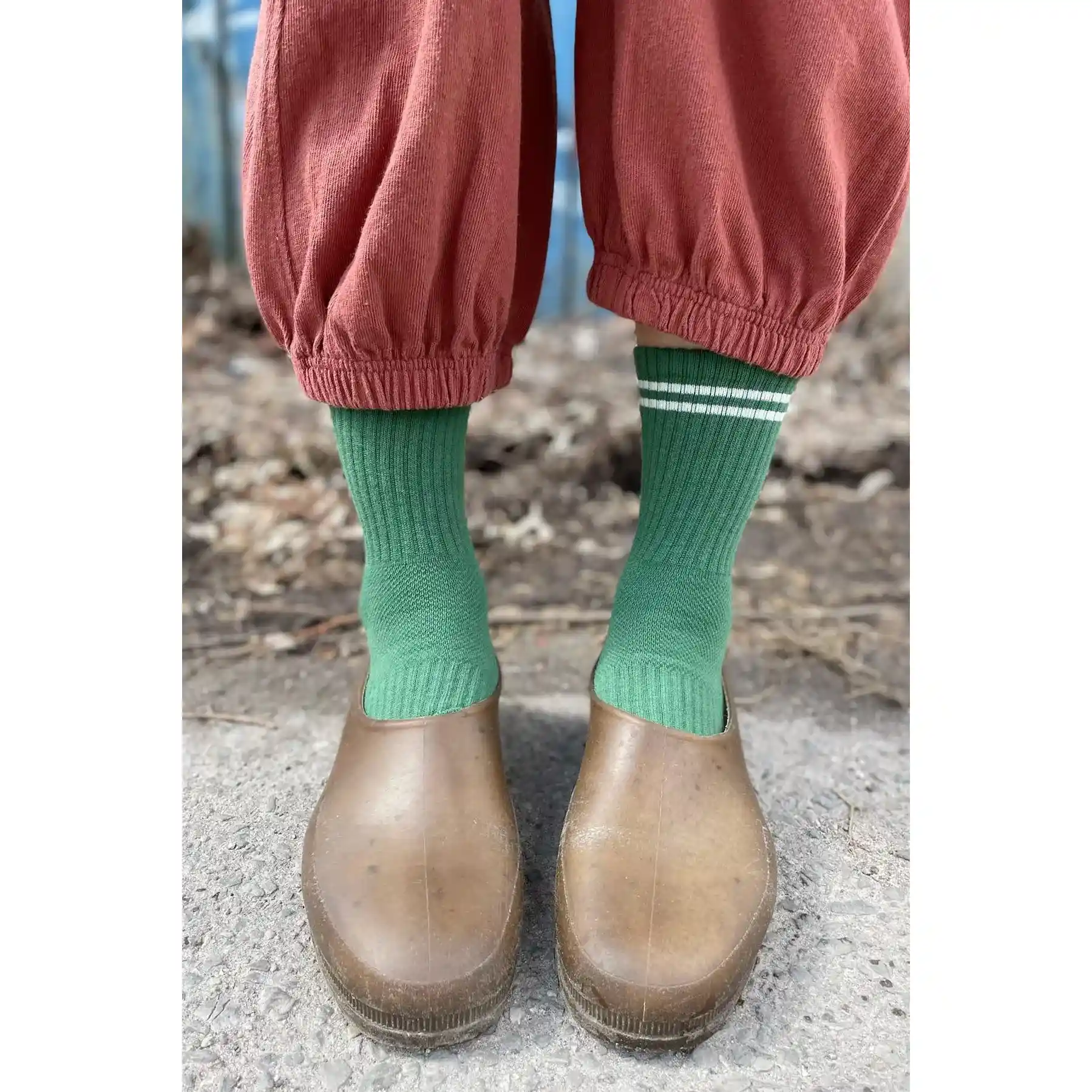 Le Bon Shoppe Boyfriend Socks, moss - Image 3